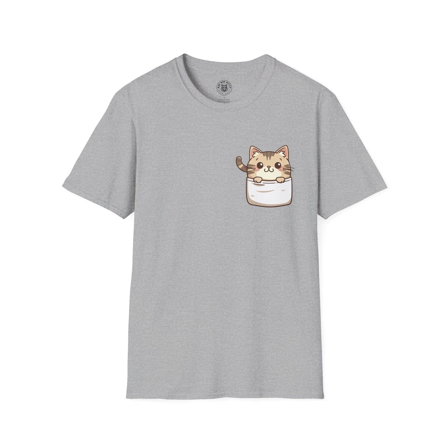 Cat In Pocket 3 - Unisex Cat Graphic Tees | Graphic T Shirts