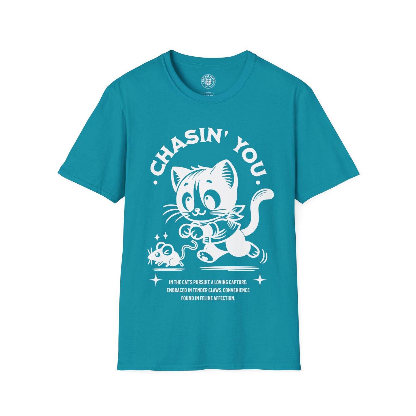 Chasing You - Unisex Cat Graphic Tees | Graphic T Shirts
