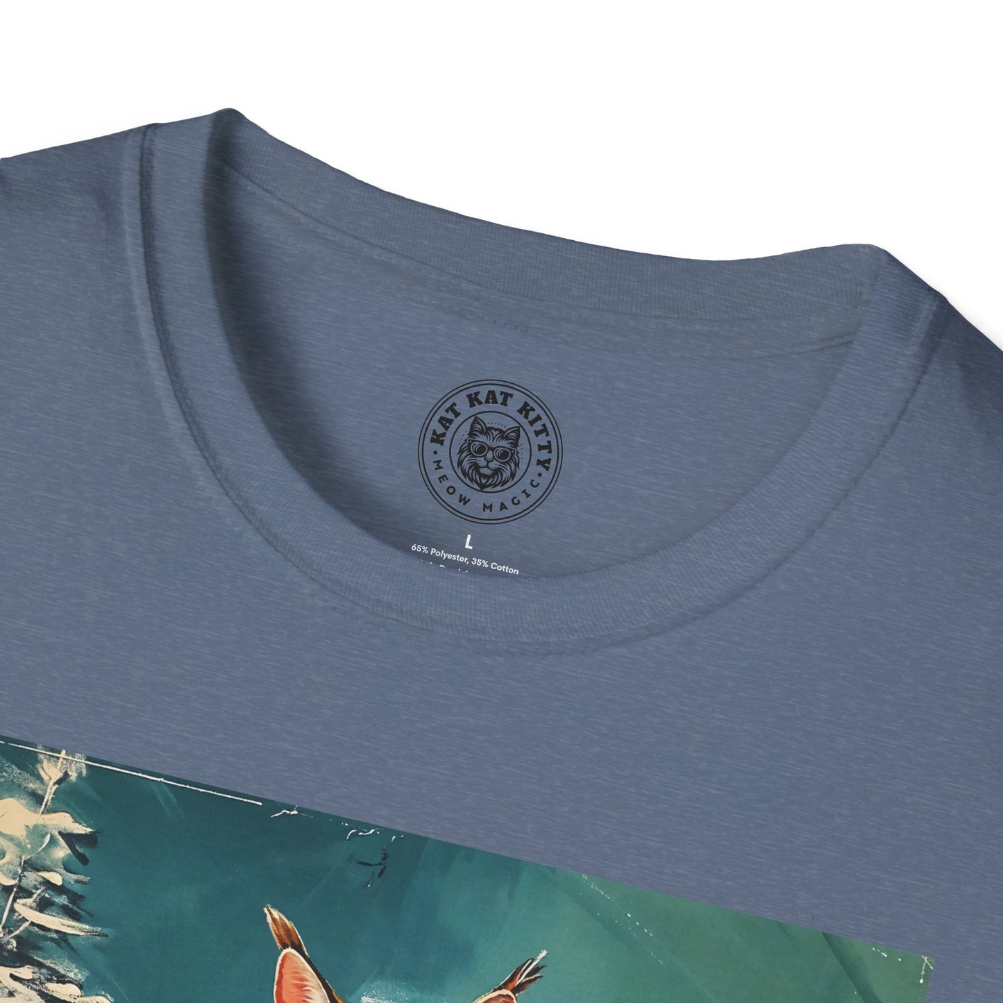 Meowna Lisa - Unisex Cat Graphic Tees | Graphic T Shirts