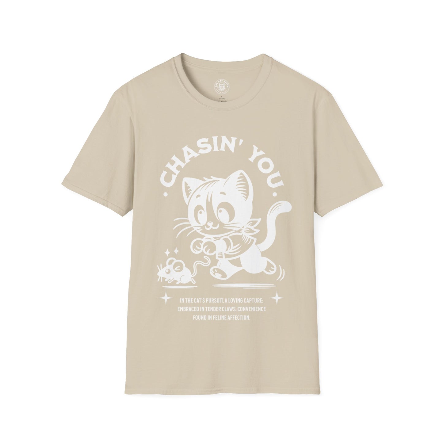 Chasing You - Unisex Cat Graphic Tees | Graphic T Shirts