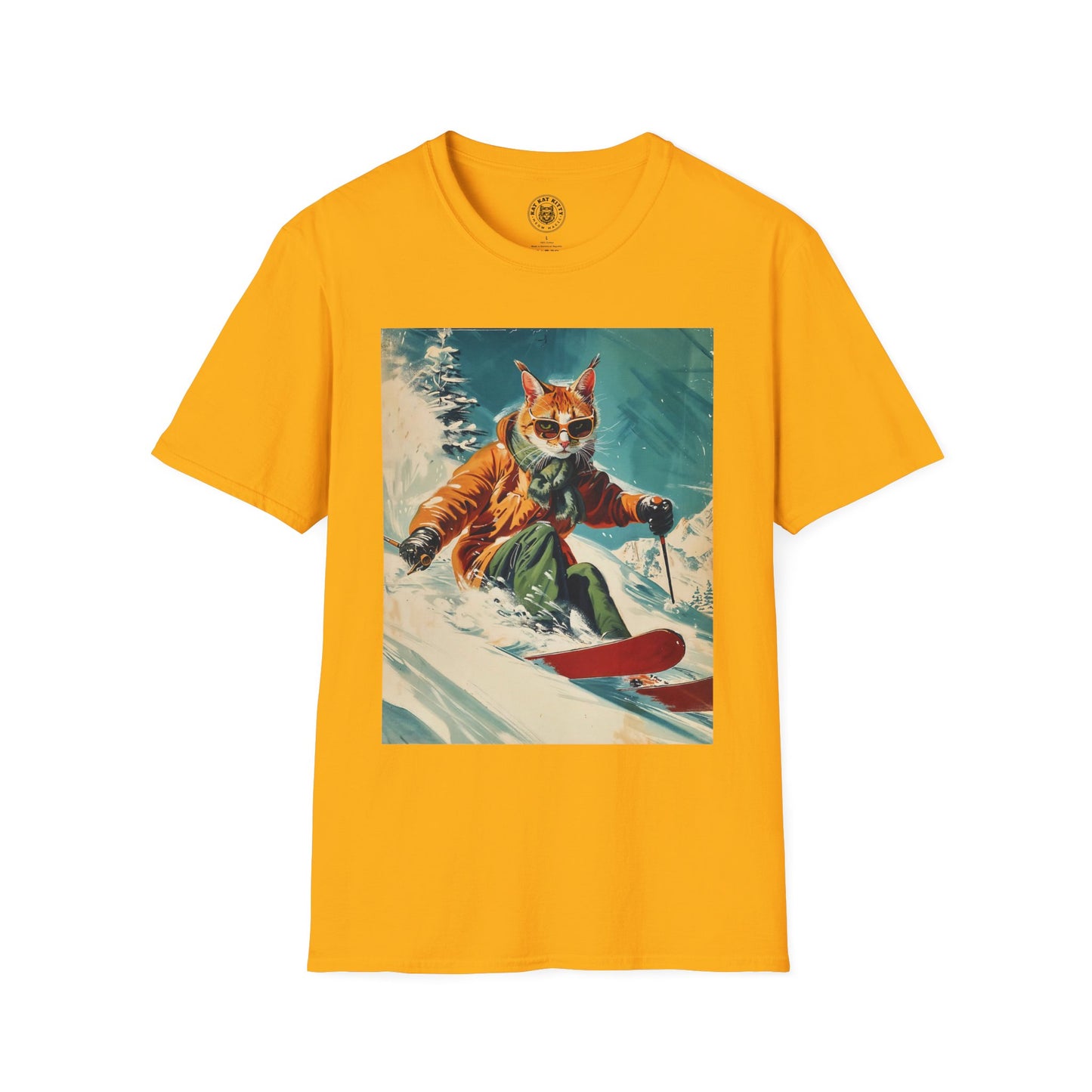 Meowna Lisa - Unisex Cat Graphic Tees | Graphic T Shirts