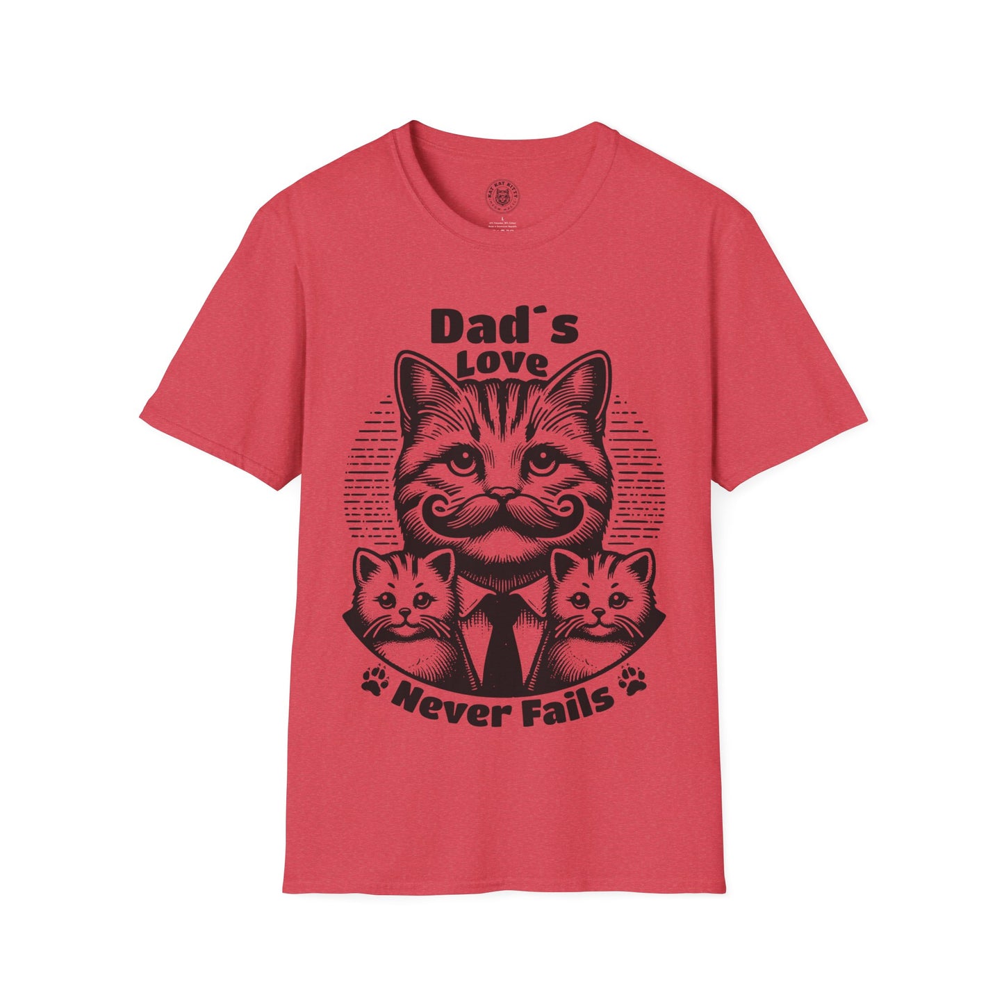 Dad´s Love Never Fails - Unisex Cat Graphic Tees | Graphic T Shirts