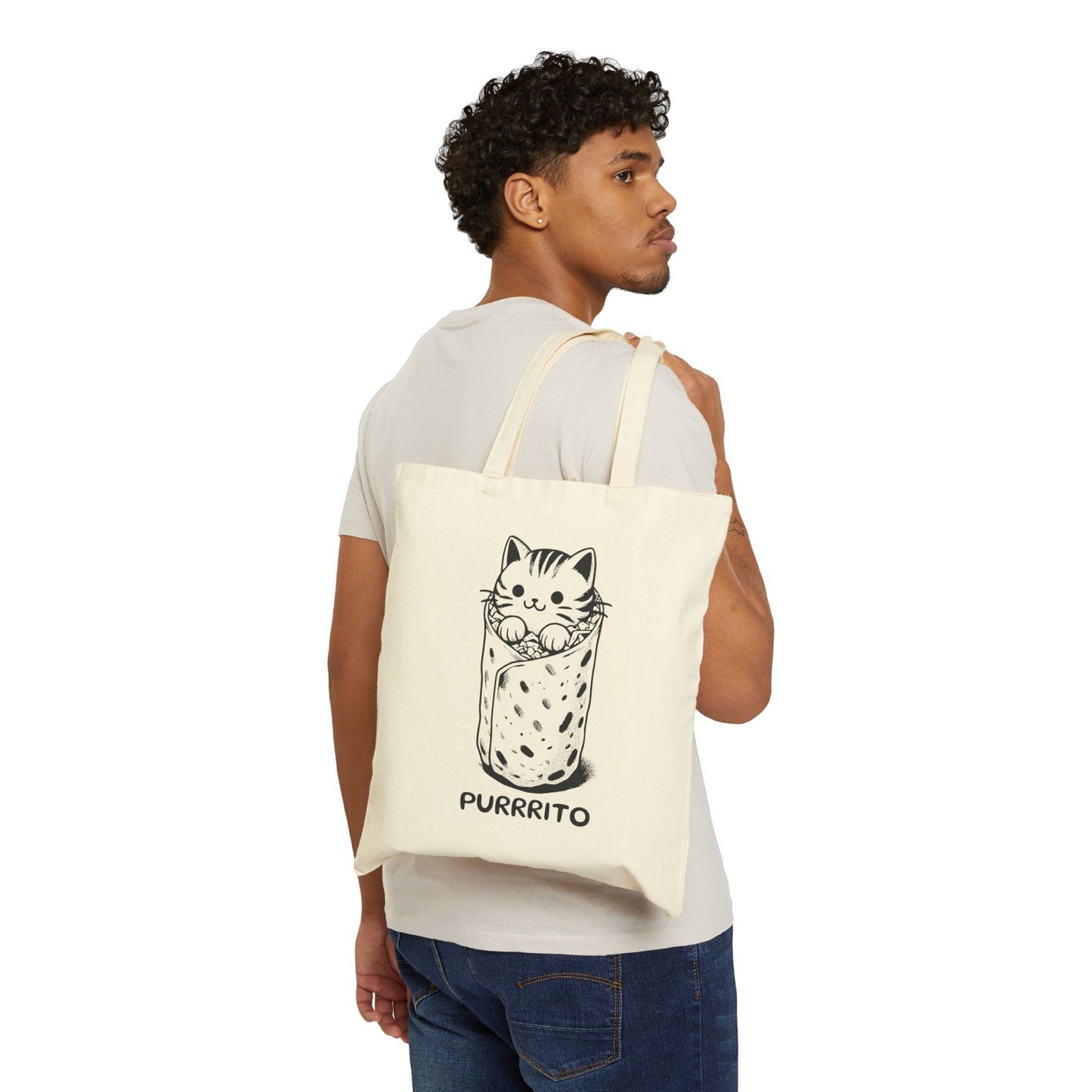 Purrrito - Cat Tote Bag