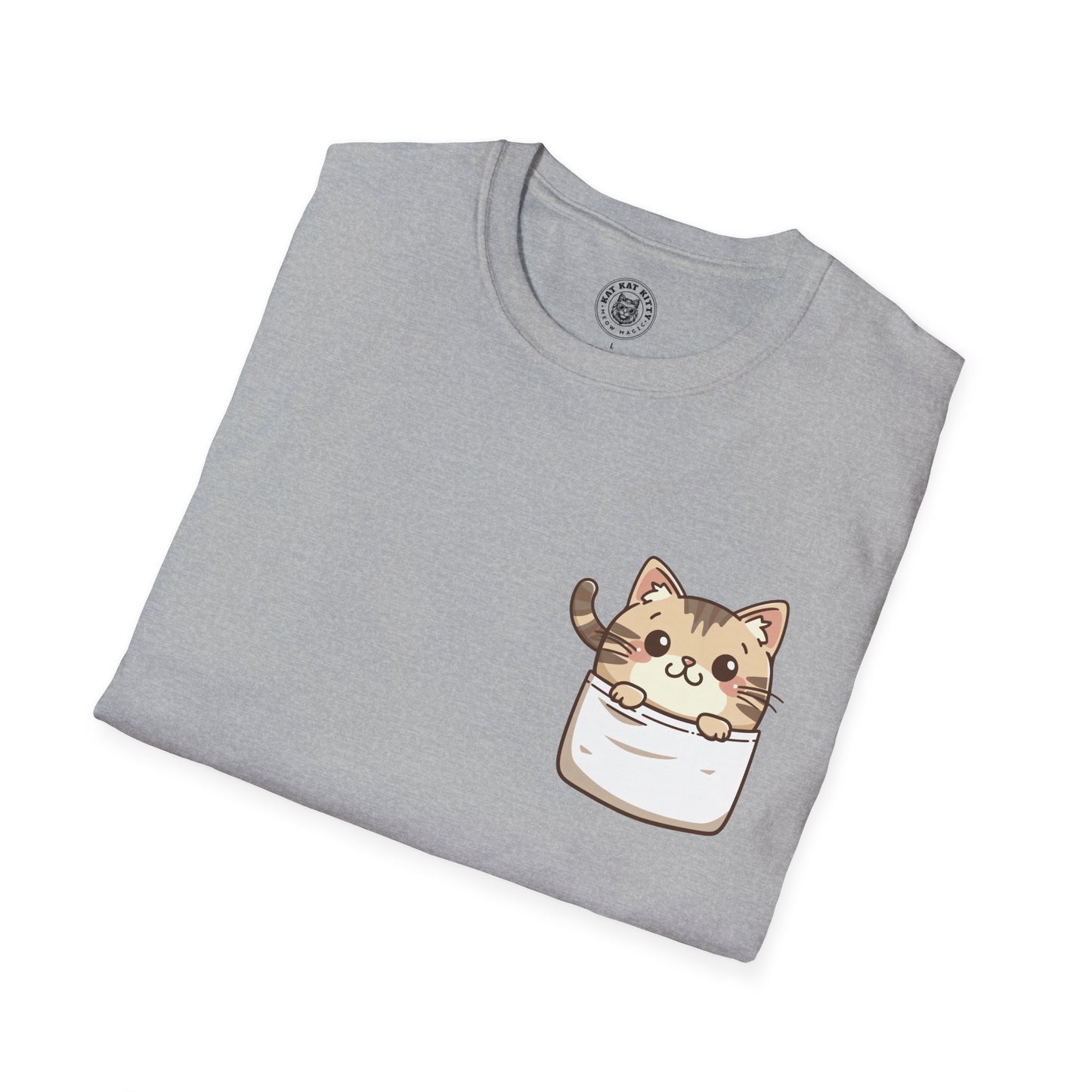 Cat In Pocket 3 - Unisex Cat Graphic Tees | Graphic T Shirts