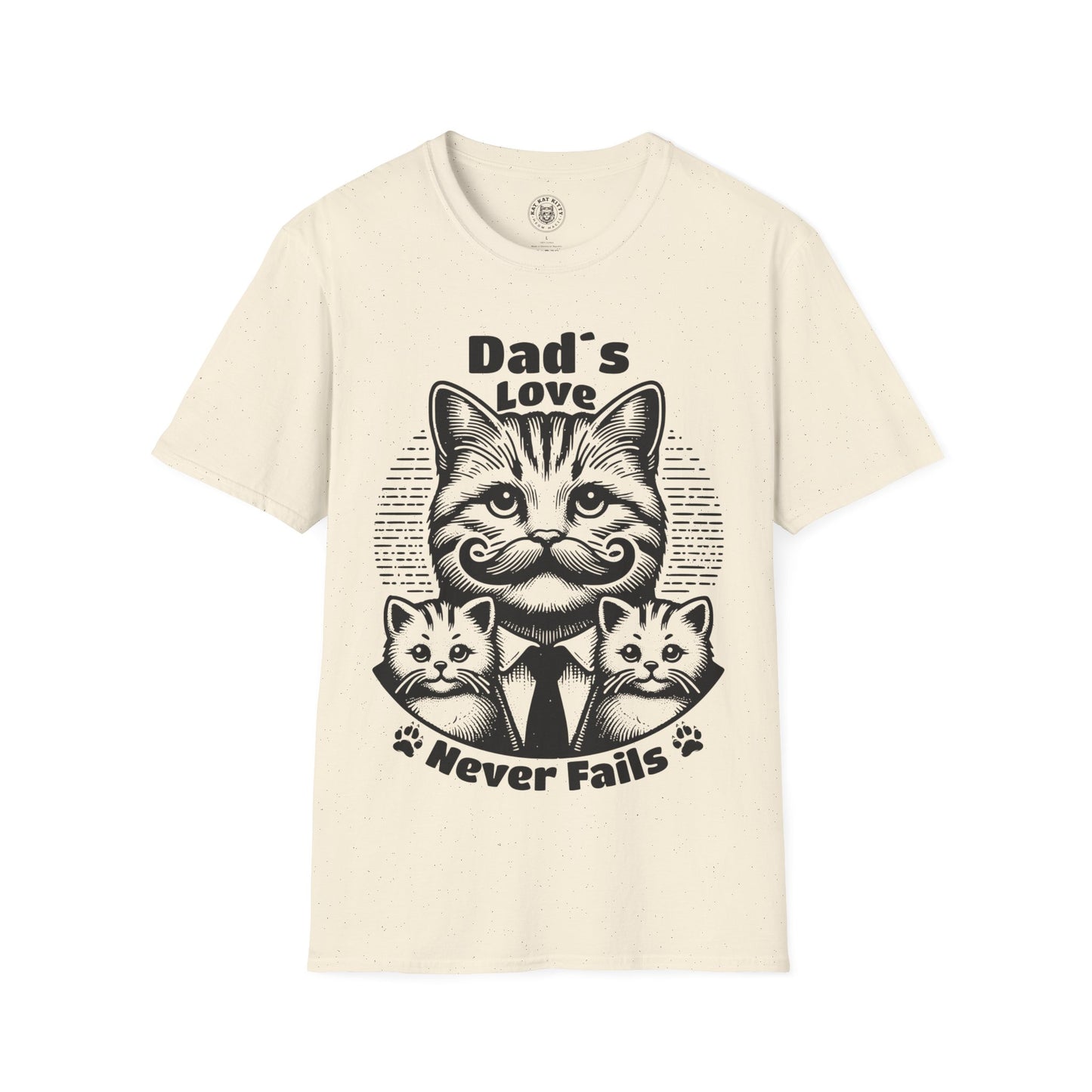 Dad´s Love Never Fails - Unisex Cat Graphic Tees | Graphic T Shirts