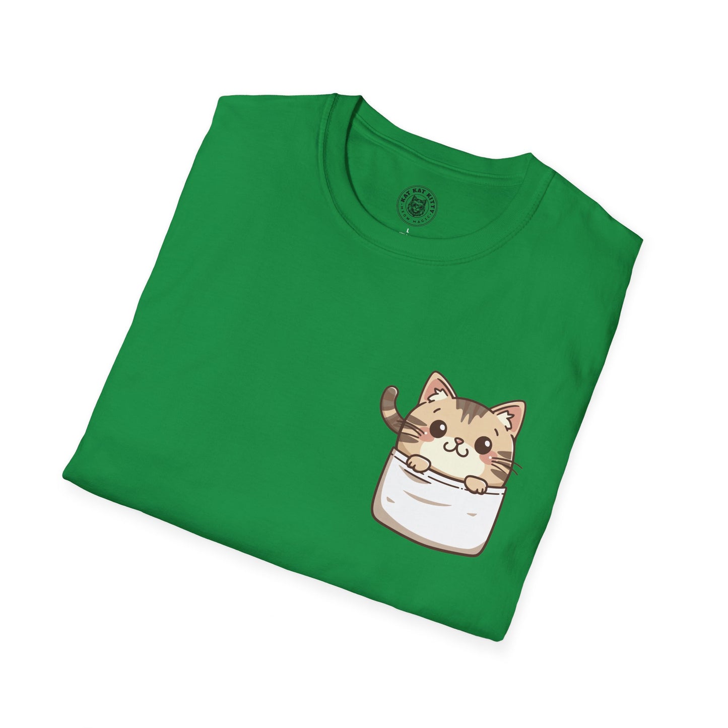 Cat In Pocket 3 - Unisex Cat Graphic Tees | Graphic T Shirts