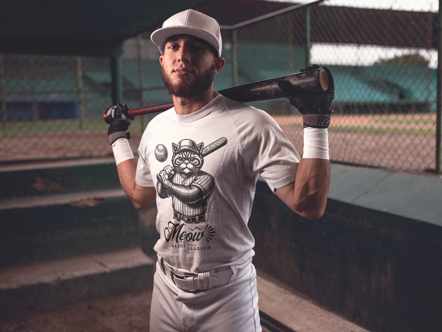 Major Leaguer - Unisex Cat Graphic Tees | Graphic T Shirts