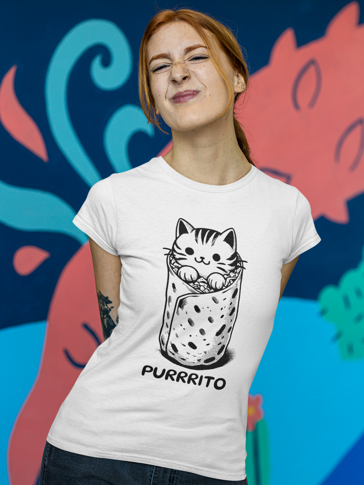 Purrrito - Women's Cat Graphic Tees | Graphic T Shirts