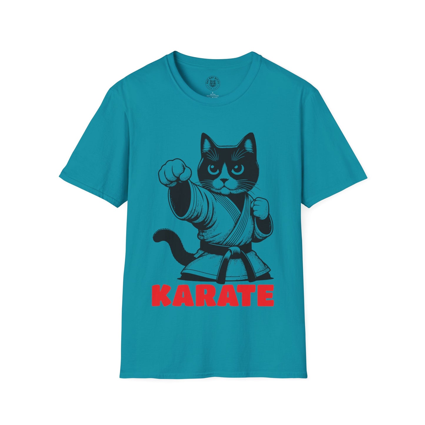 Karateka Cat - Unisex Cat Graphic Tees | Graphic T Shirts