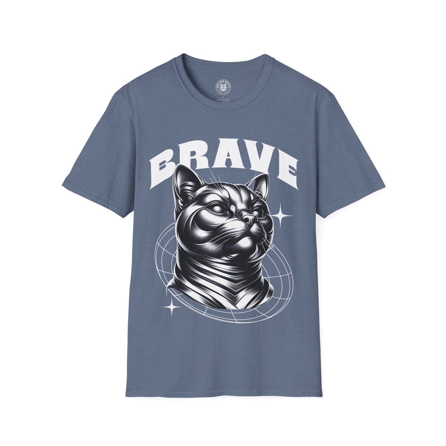 Brave - Unisex Cat Graphic Tees | Graphic T Shirts