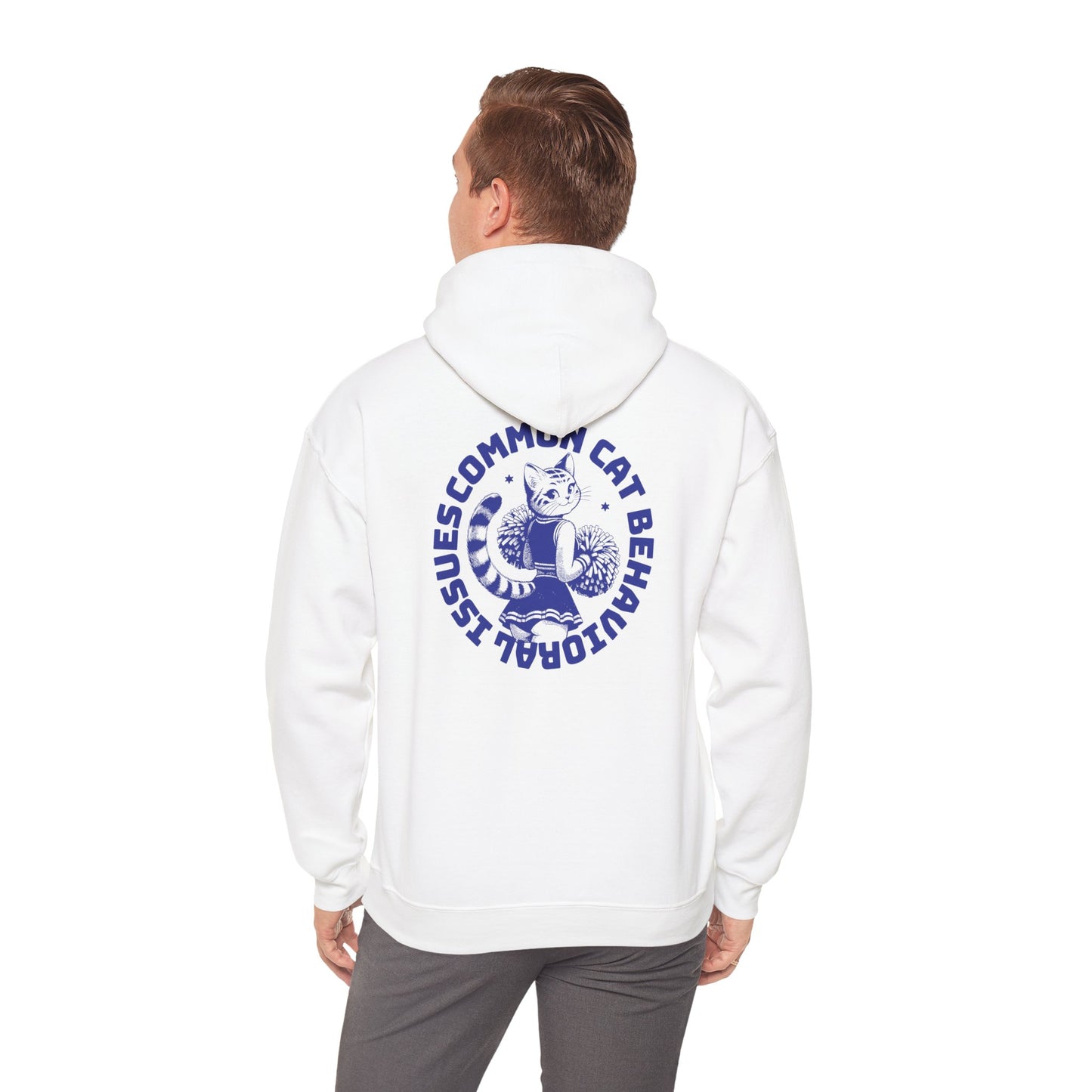 Behavioral Issues - Unisex Heavy Blend™ Hooded Cat Sweatshirt