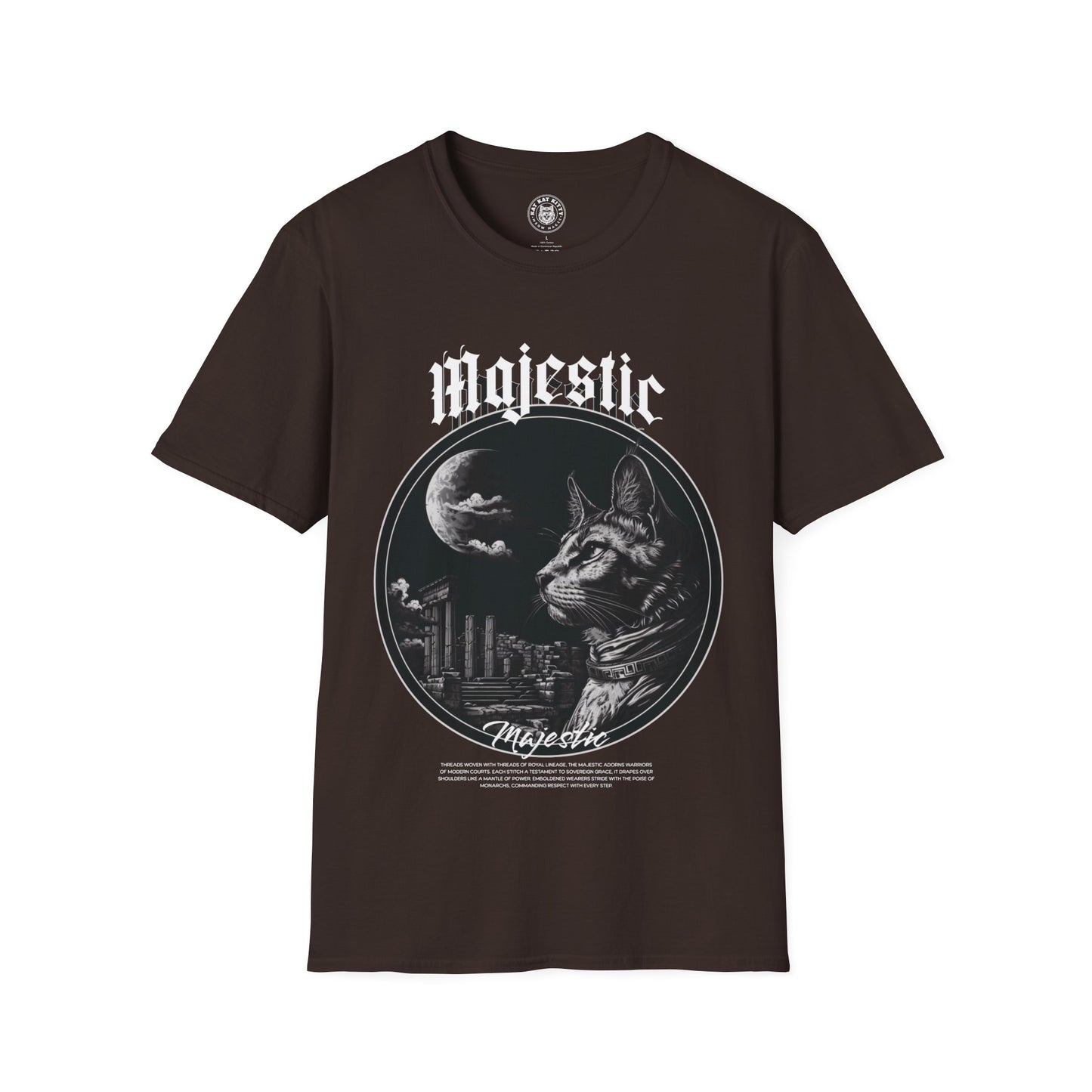 Majestic - Unisex Cat Graphic Tees | Graphic T Shirts