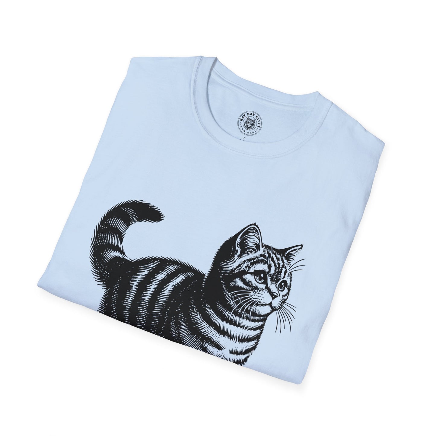 Cat Antique Scientific Drawing - Unisex Cat Graphic Tees | Graphic T Shirts