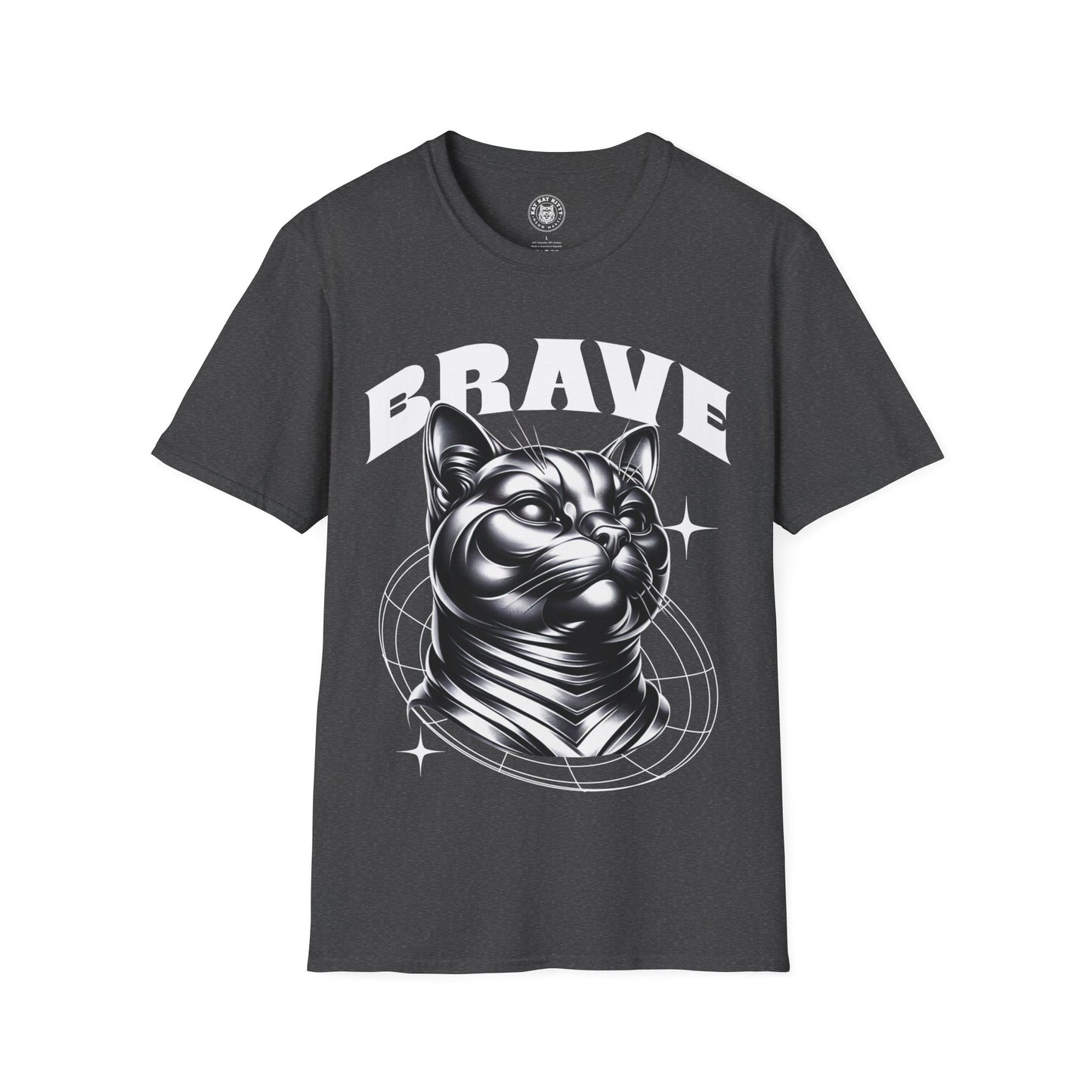 Brave - Unisex Cat Graphic Tees | Graphic T Shirts