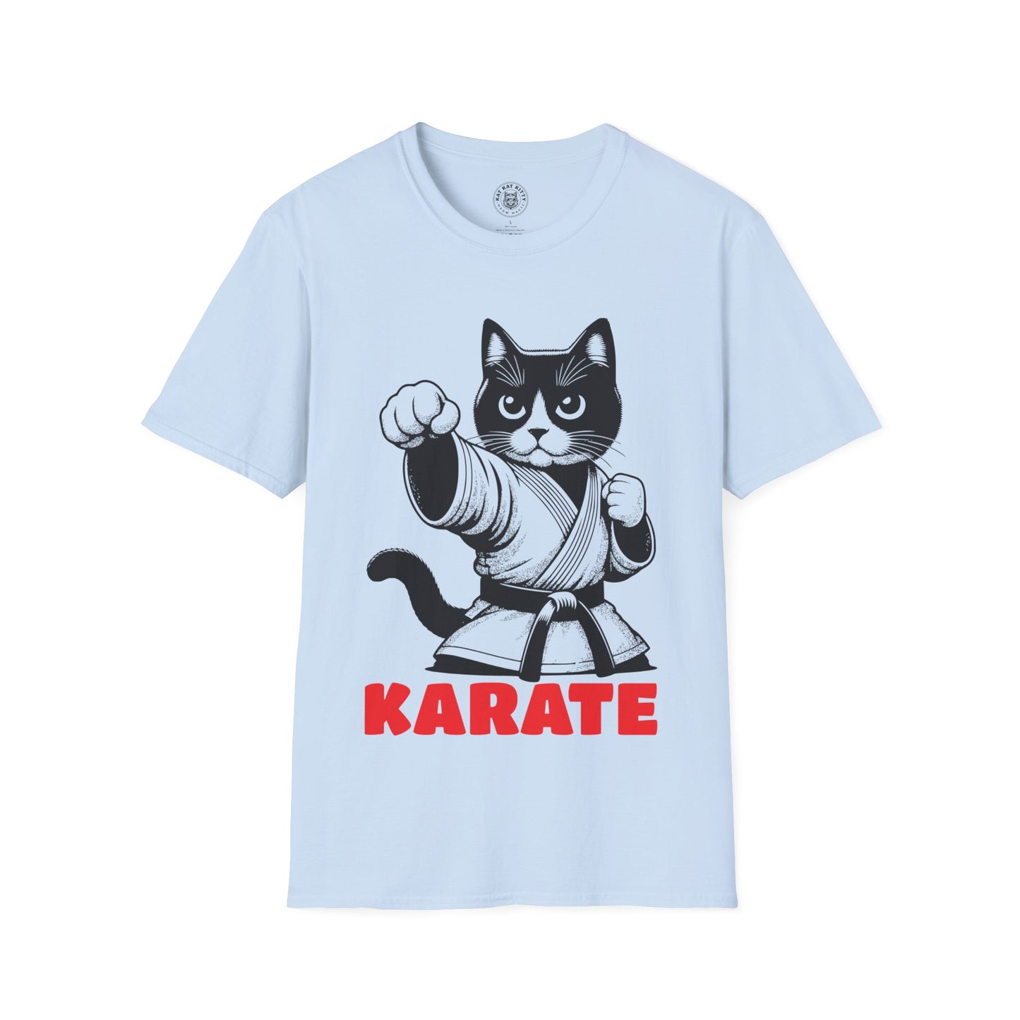 Karateka Cat - Unisex Cat Graphic Tees | Graphic T Shirts