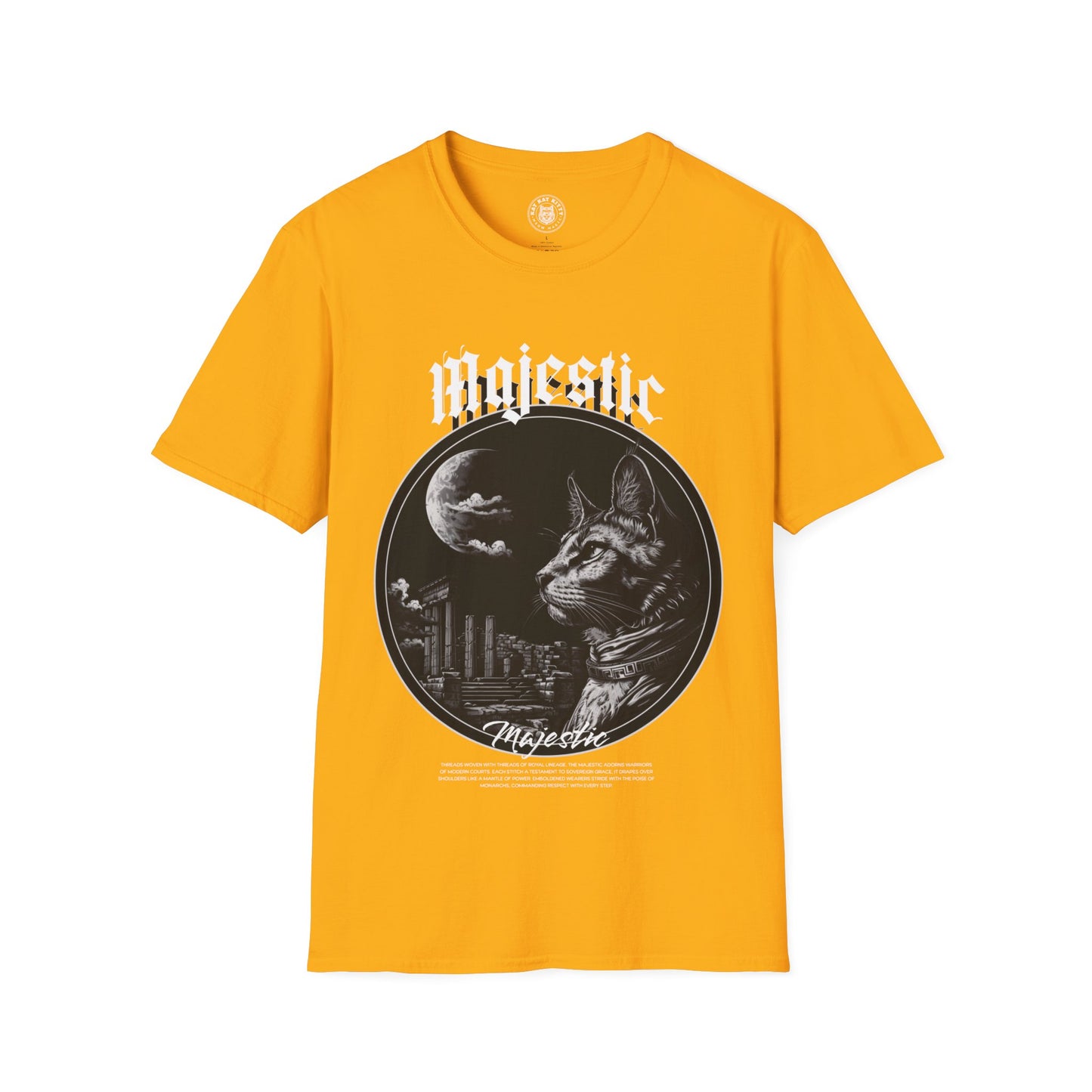 Majestic - Unisex Cat Graphic Tees | Graphic T Shirts
