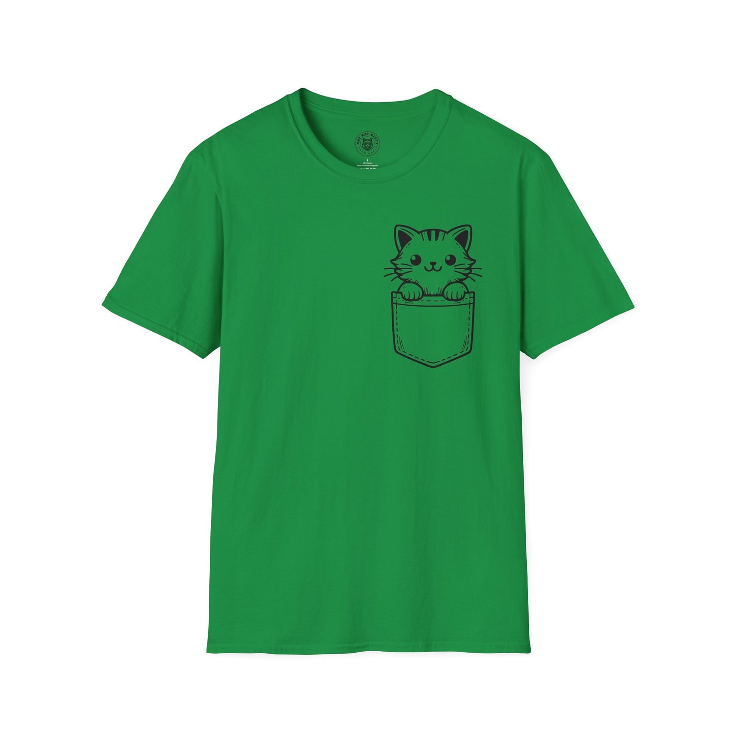 Cat In Pocket 1 - Unisex Cat Graphic Tees | Graphic T Shirts