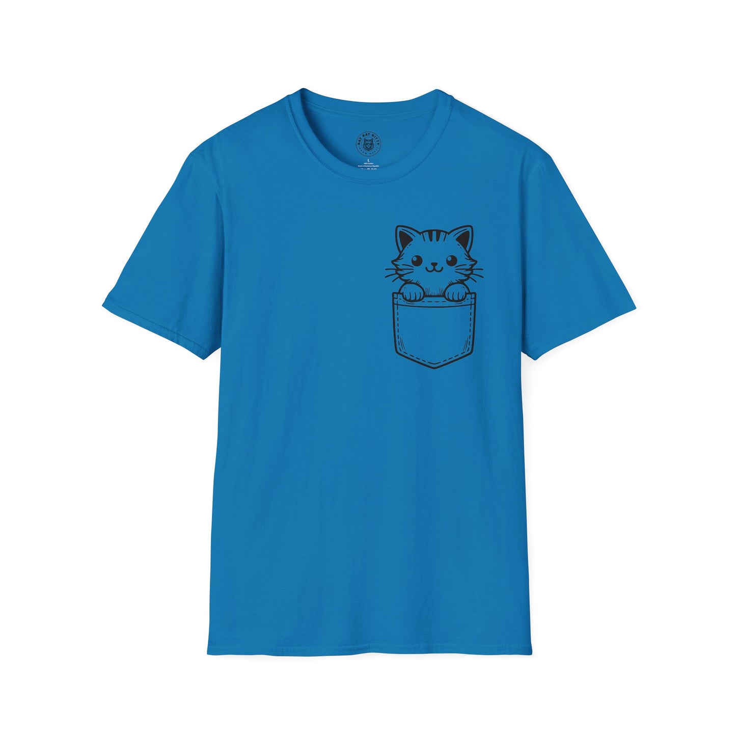 Cat In Pocket 1 - Unisex Cat Graphic Tees | Graphic T Shirts
