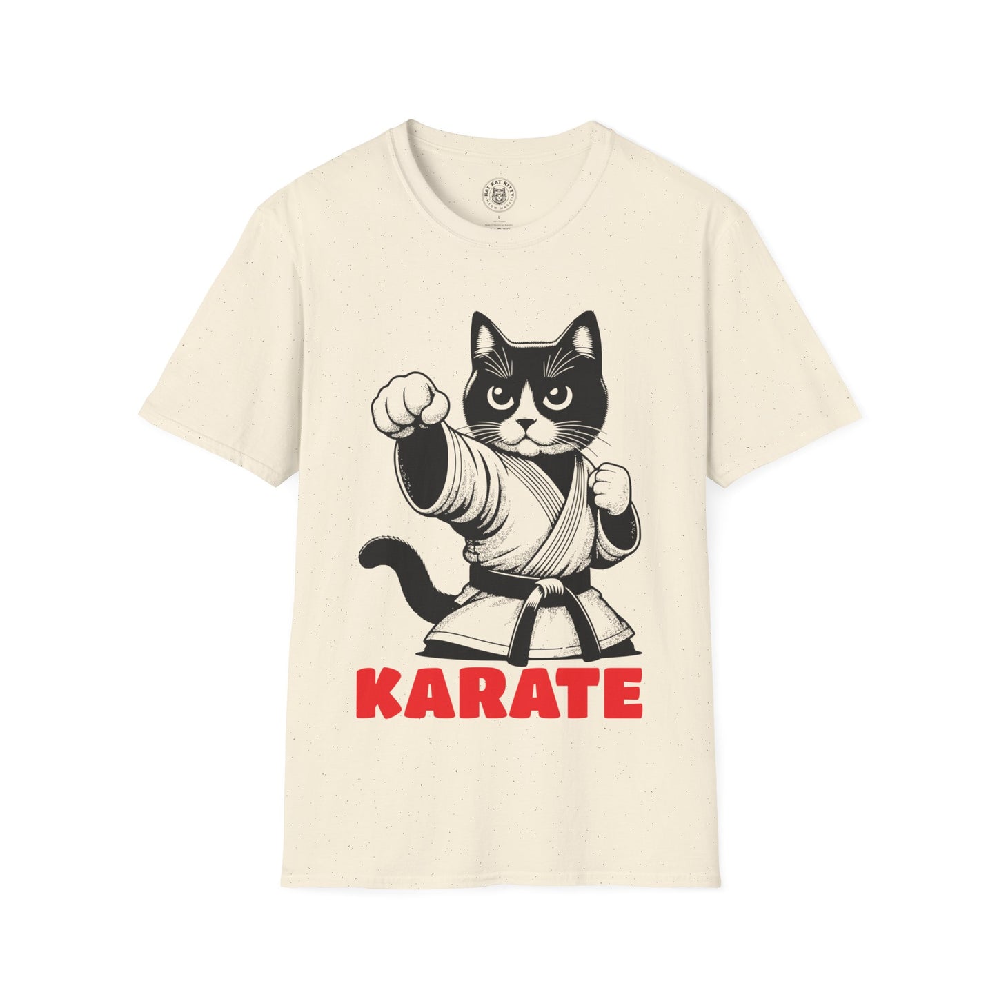 Karateka Cat - Unisex Cat Graphic Tees | Graphic T Shirts