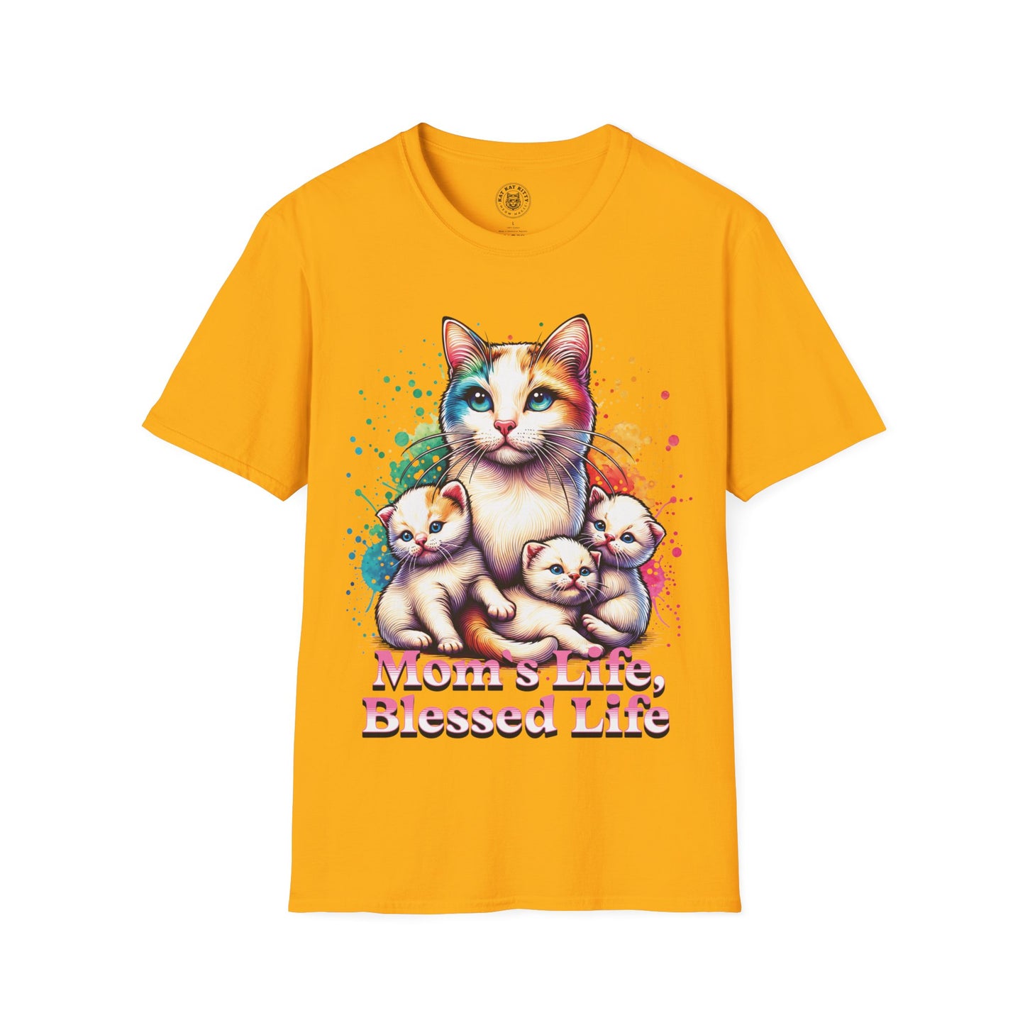 Mom´s Life Blessed Life - Unisex Cat Graphic Tees | Graphic T Shirts