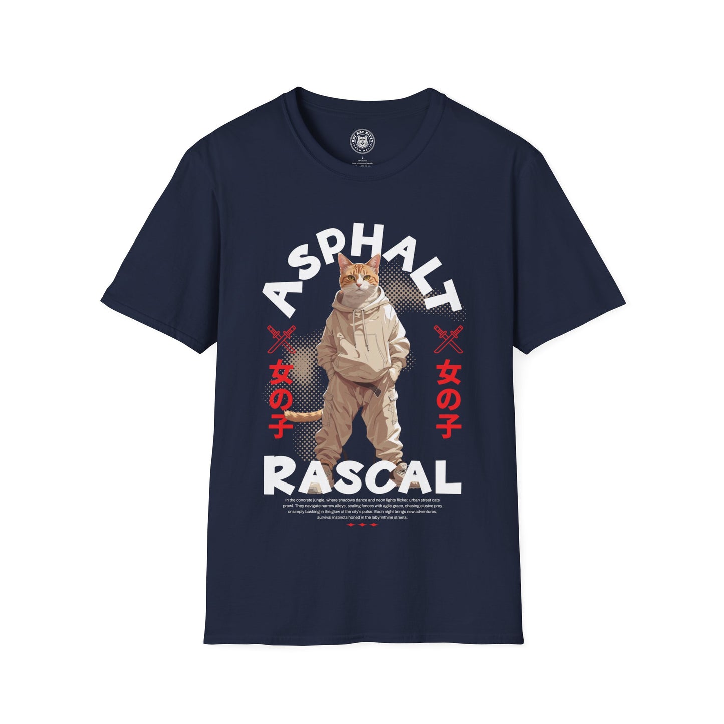 Asphalt Rascal - Unisex Cat Graphic Tees | Graphic T Shirts