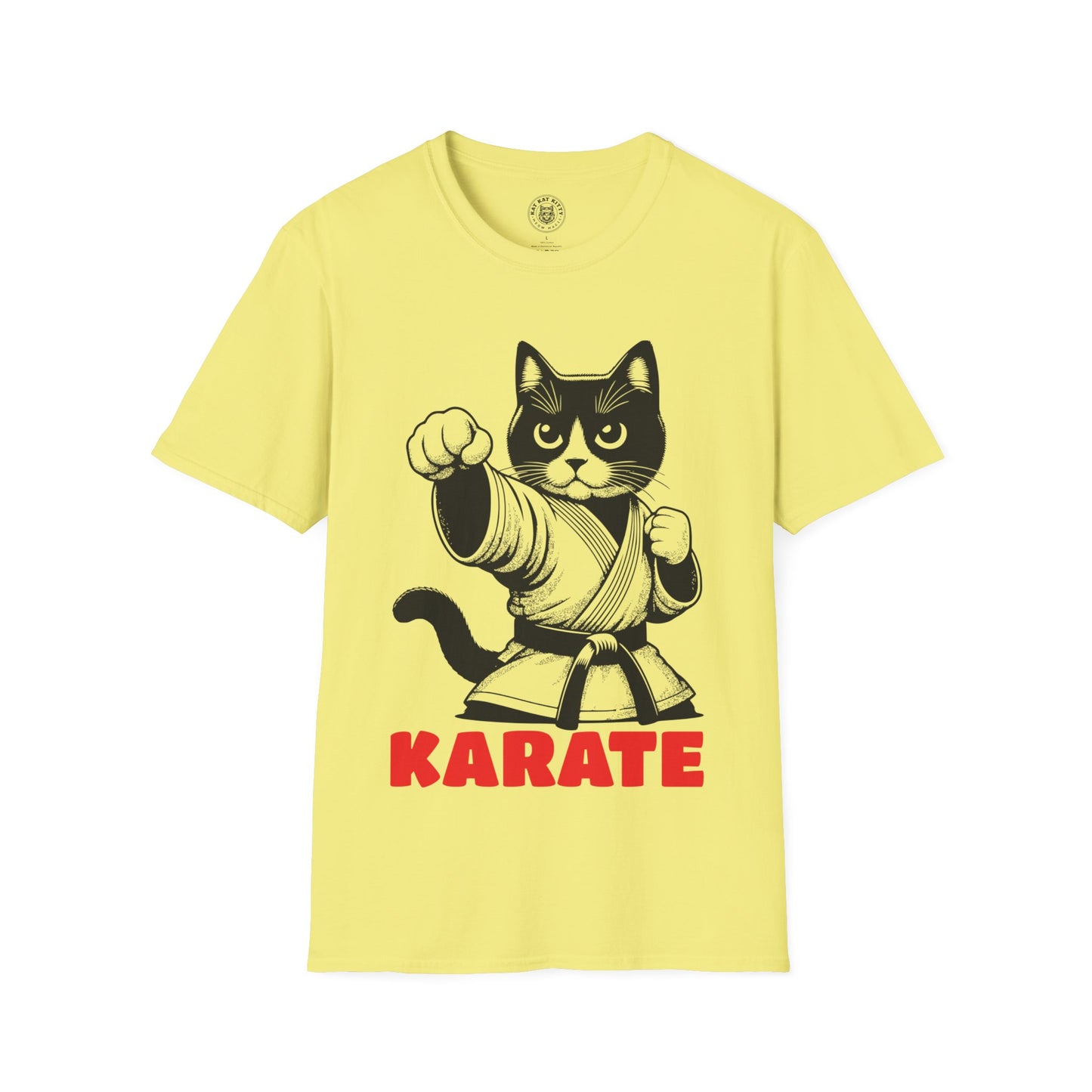 Karateka Cat - Unisex Cat Graphic Tees | Graphic T Shirts
