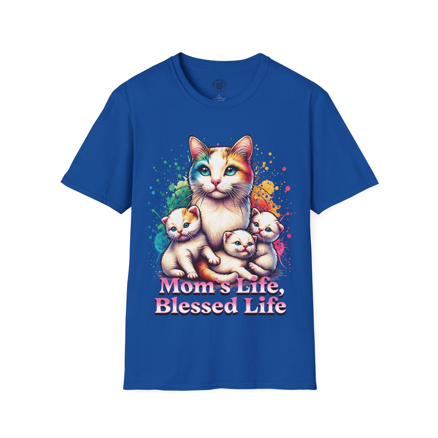 Mom´s Life Blessed Life - Unisex Cat Graphic Tees | Graphic T Shirts