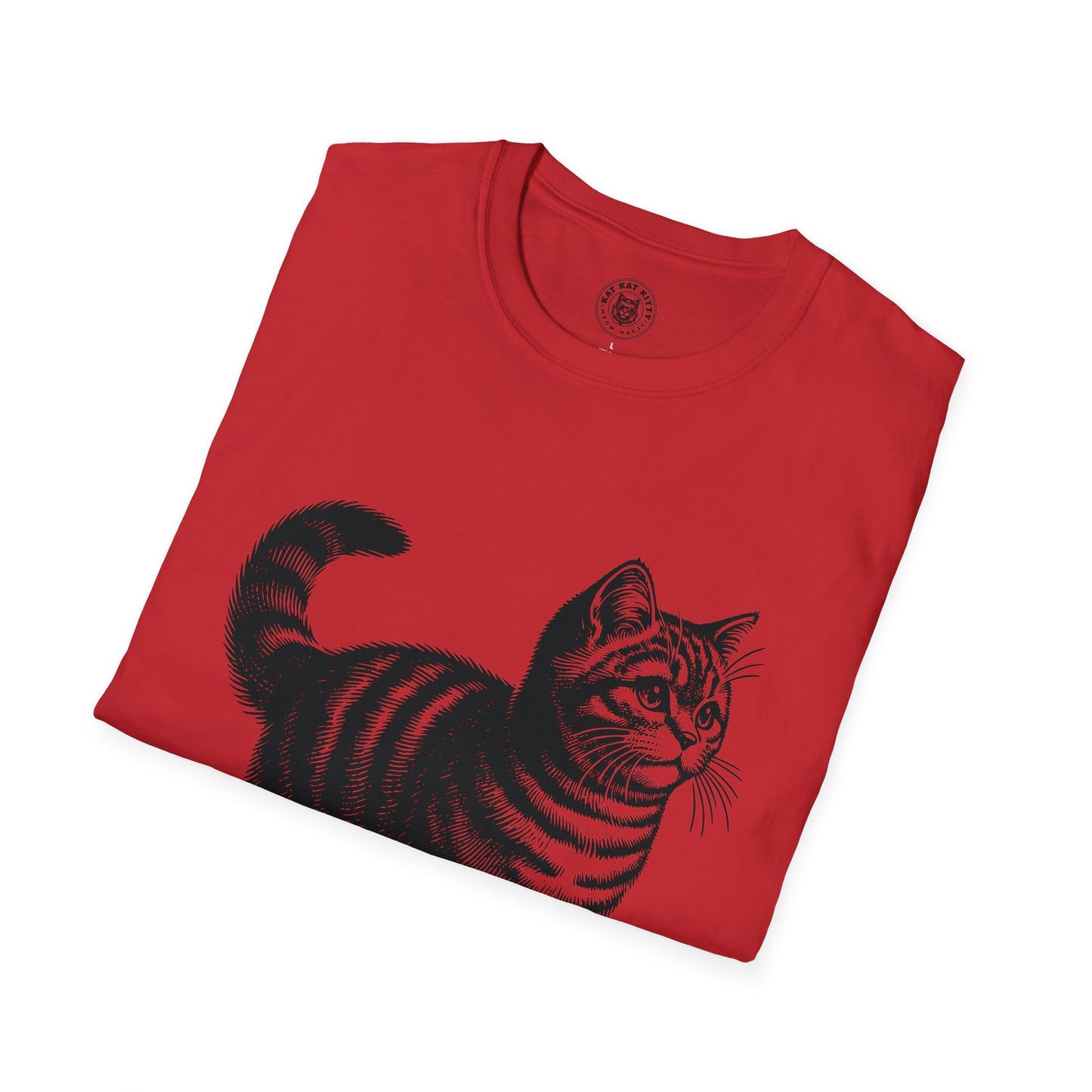Cat Antique Scientific Drawing - Unisex Cat Graphic Tees | Graphic T Shirts