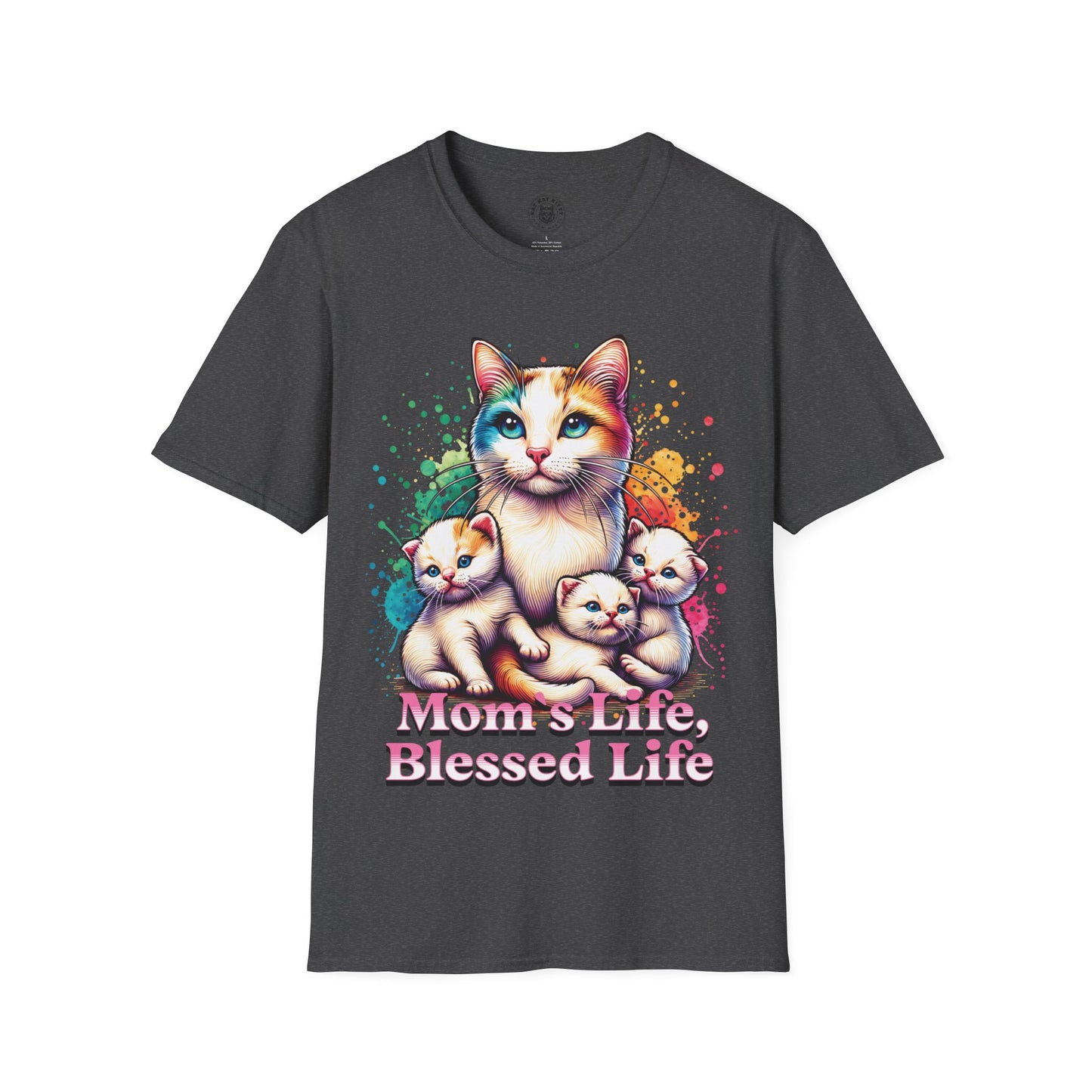 Mom´s Life Blessed Life - Unisex Cat Graphic Tees | Graphic T Shirts