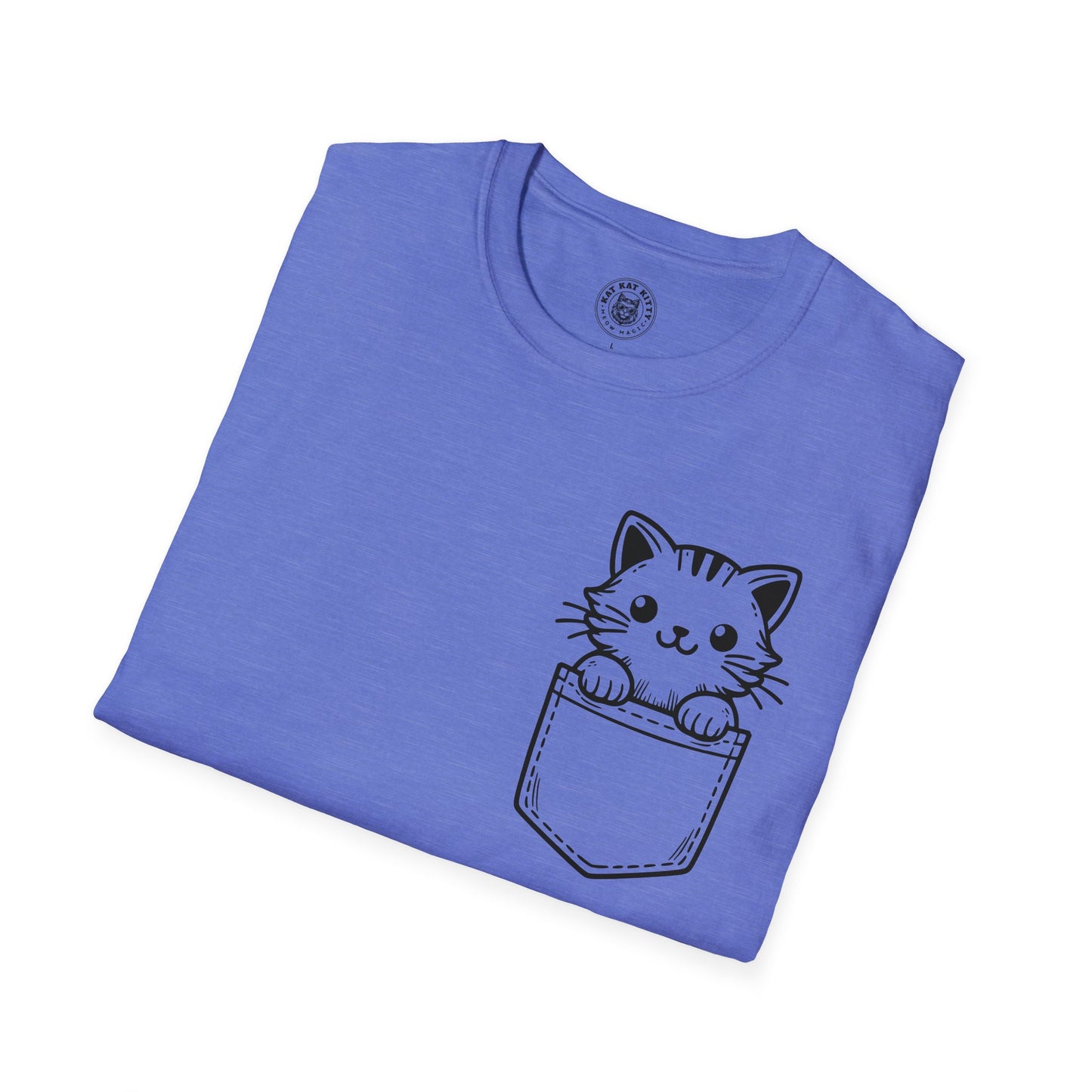 Cat In Pocket 1 - Unisex Cat Graphic Tees | Graphic T Shirts