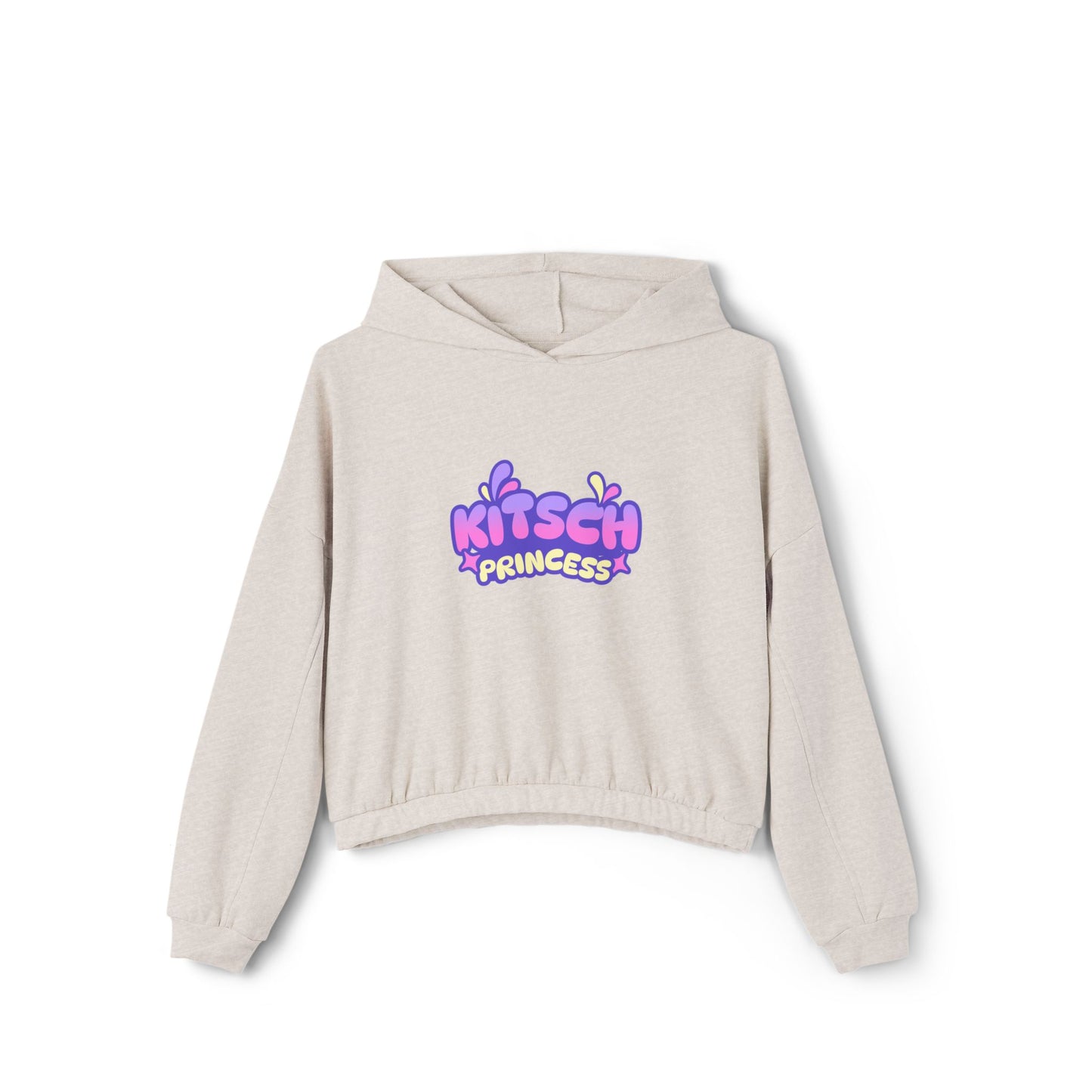 Kitsch Princess - Women's Cinched Bottom Cat Hoodie