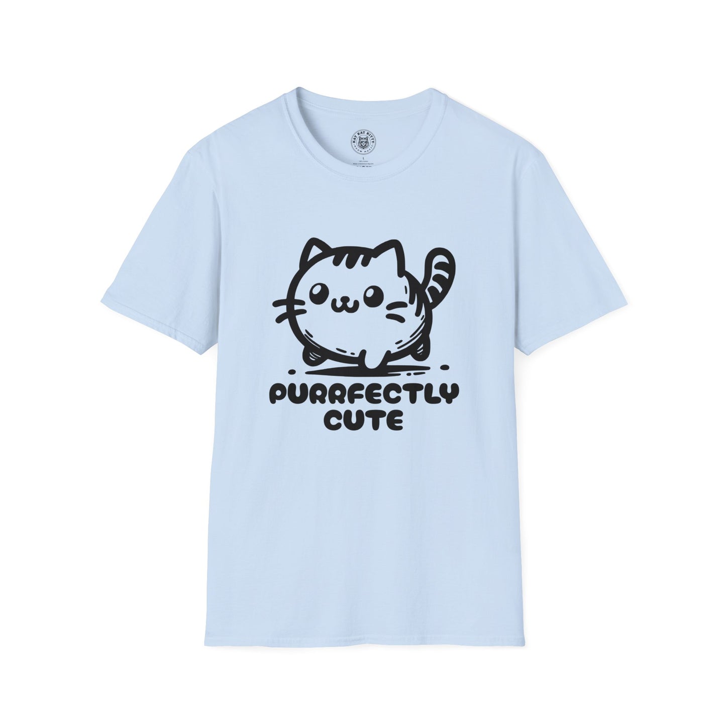 Purrfectly Cute - Unisex Cat Graphic Tees | Graphic T Shirts