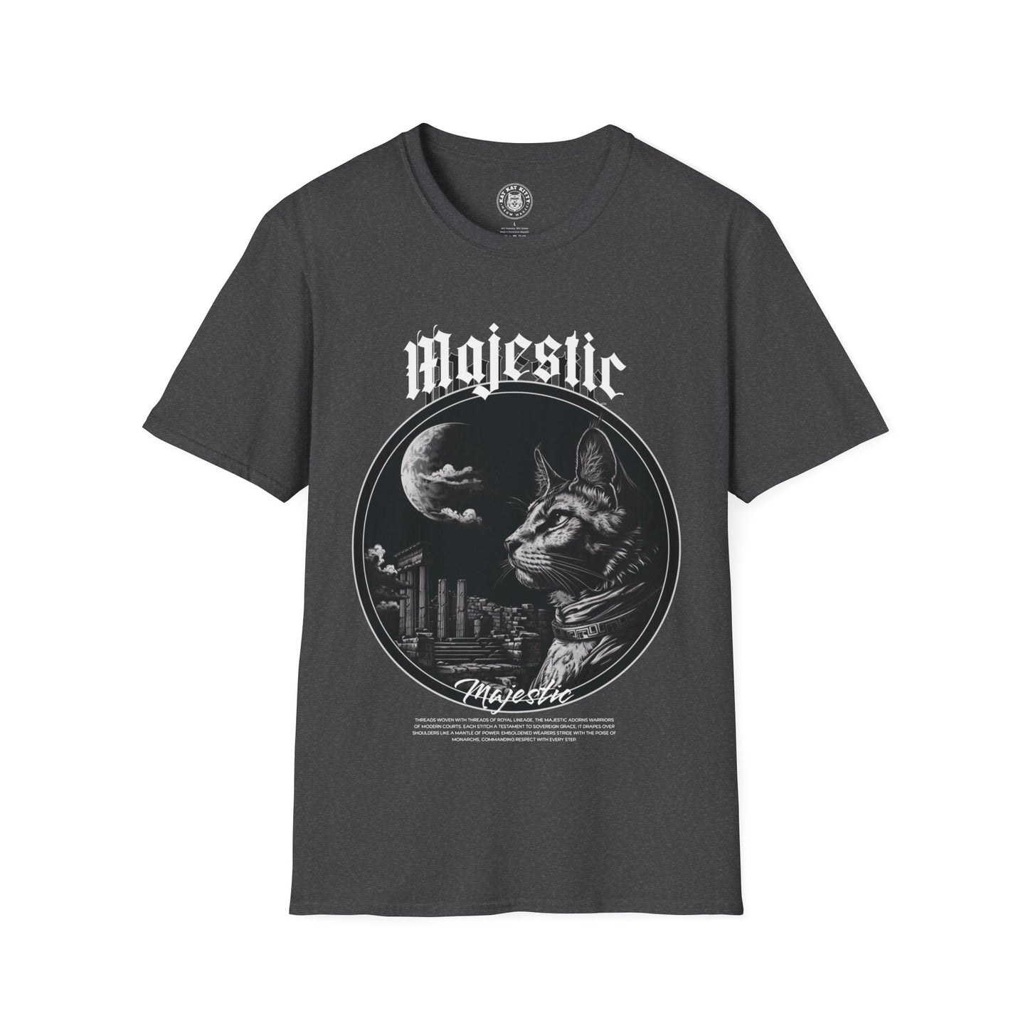 Majestic - Unisex Cat Graphic Tees | Graphic T Shirts