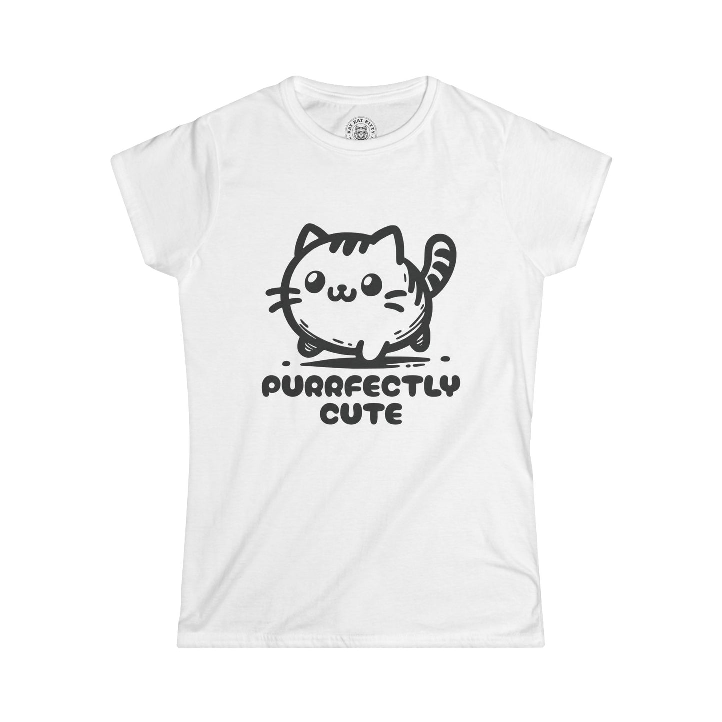 Purrfectly Cute - Women's Cat Graphic Tees | Graphic T Shirts