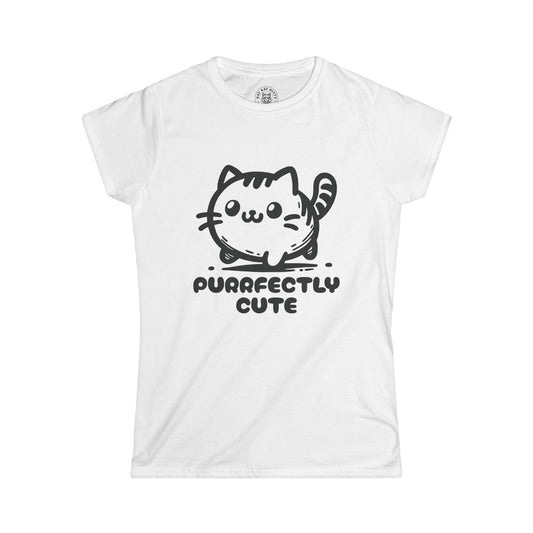 Purrfectly Cute - Women's Cat Graphic Tees | Graphic T Shirts