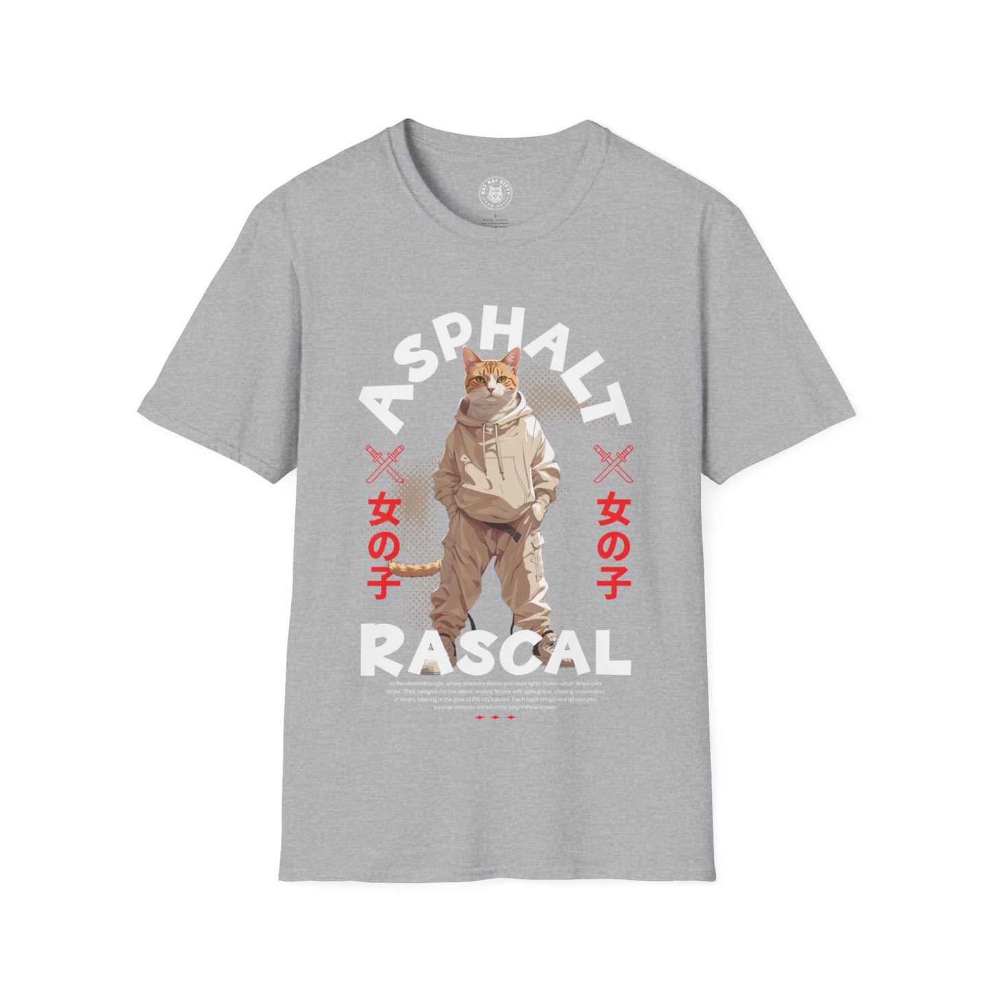 Asphalt Rascal - Unisex Cat Graphic Tees | Graphic T Shirts