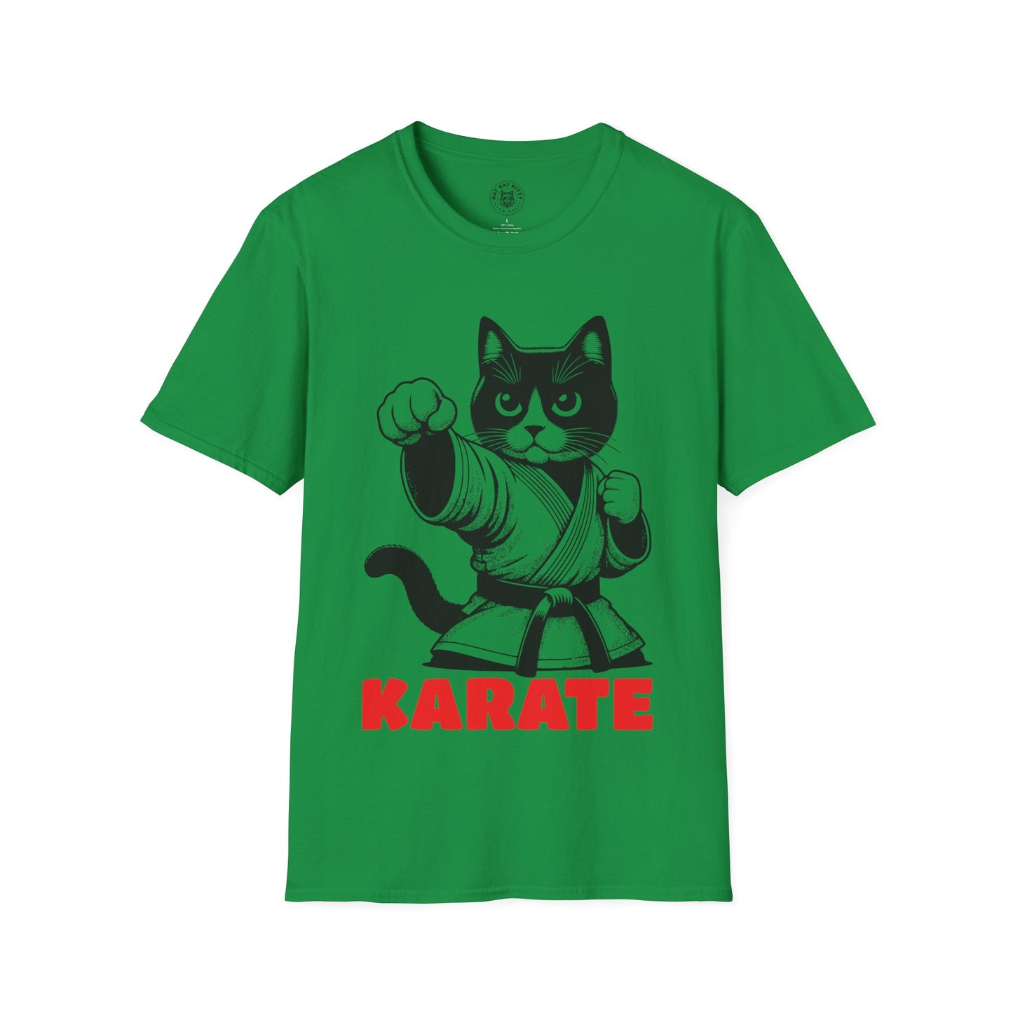 Karateka Cat - Unisex Cat Graphic Tees | Graphic T Shirts
