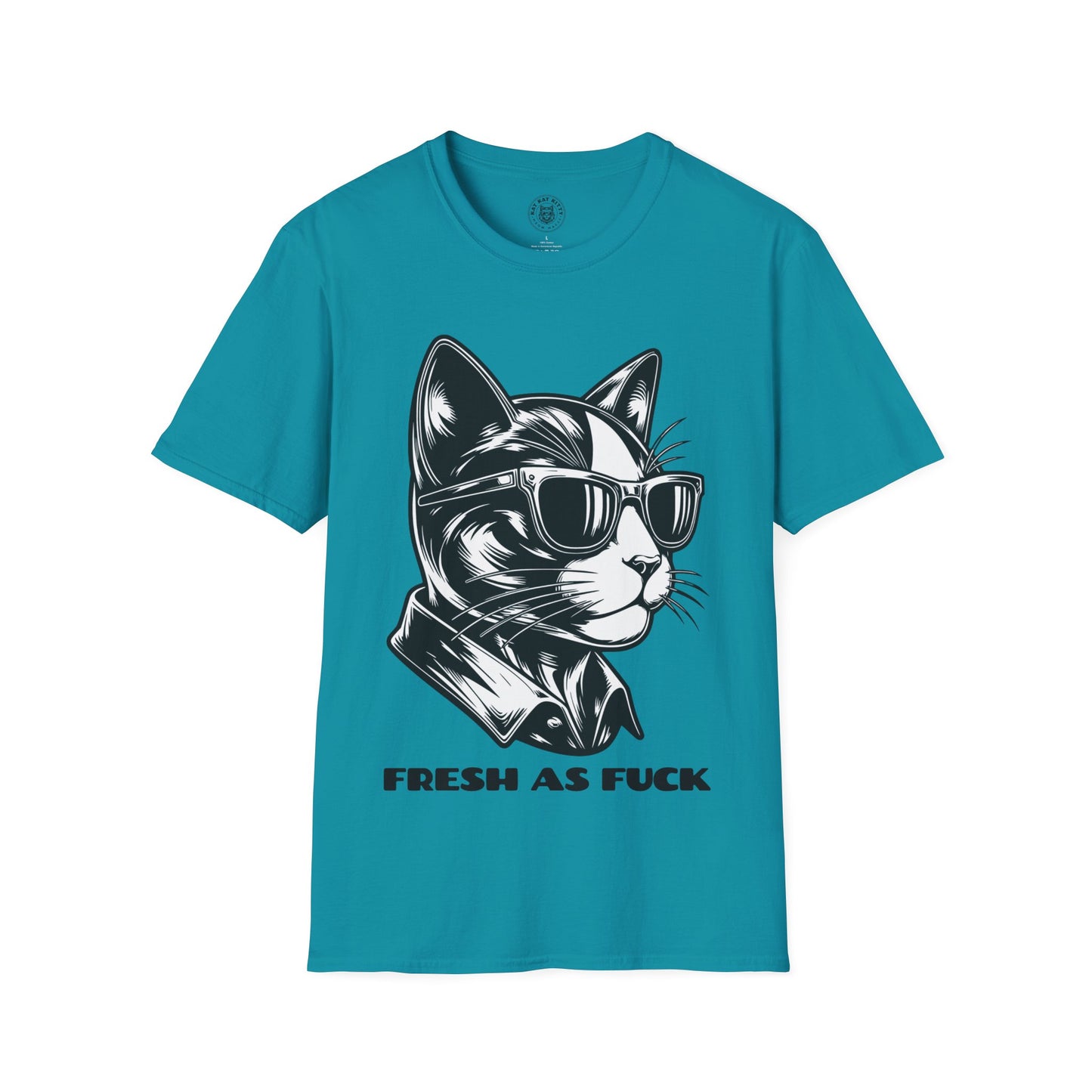 Fresh As Fuck - Unisex Cat Graphic Tees | Graphic T Shirts