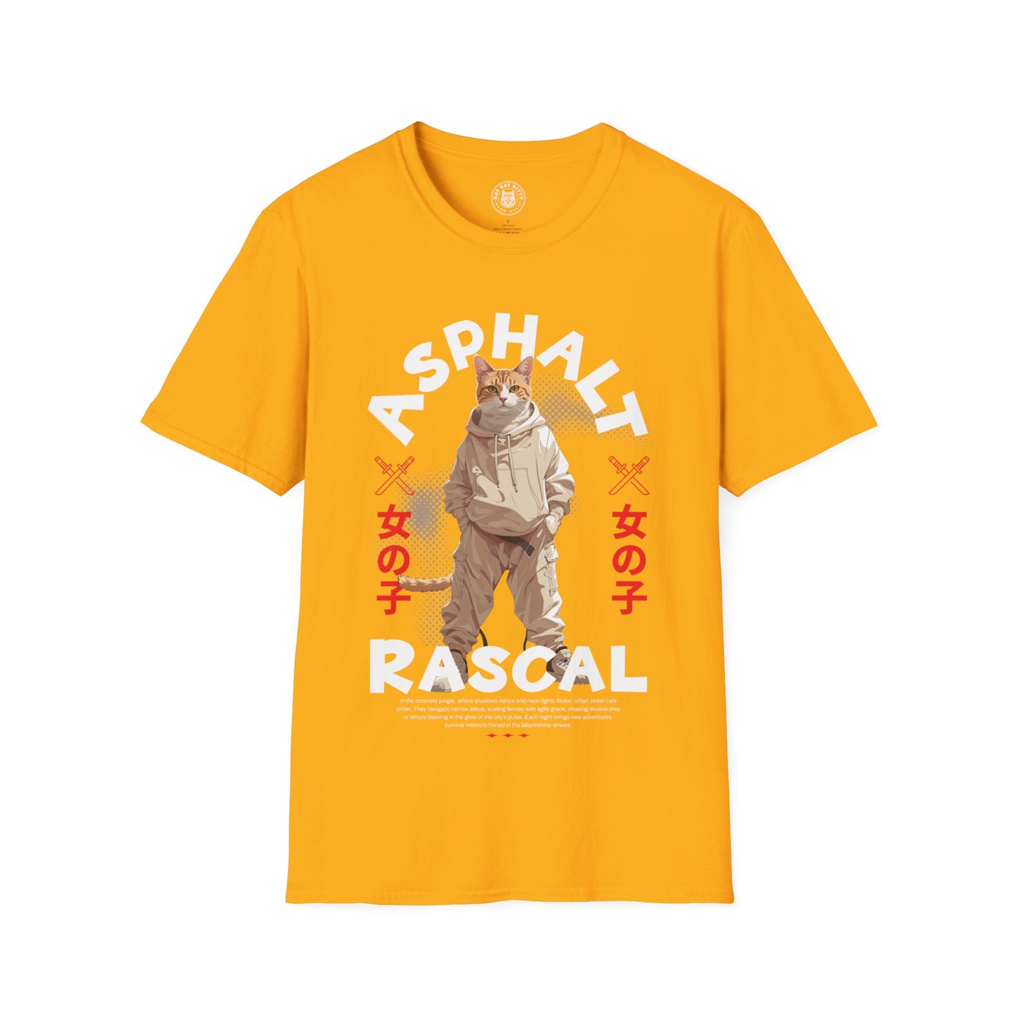 Asphalt Rascal - Unisex Cat Graphic Tees | Graphic T Shirts