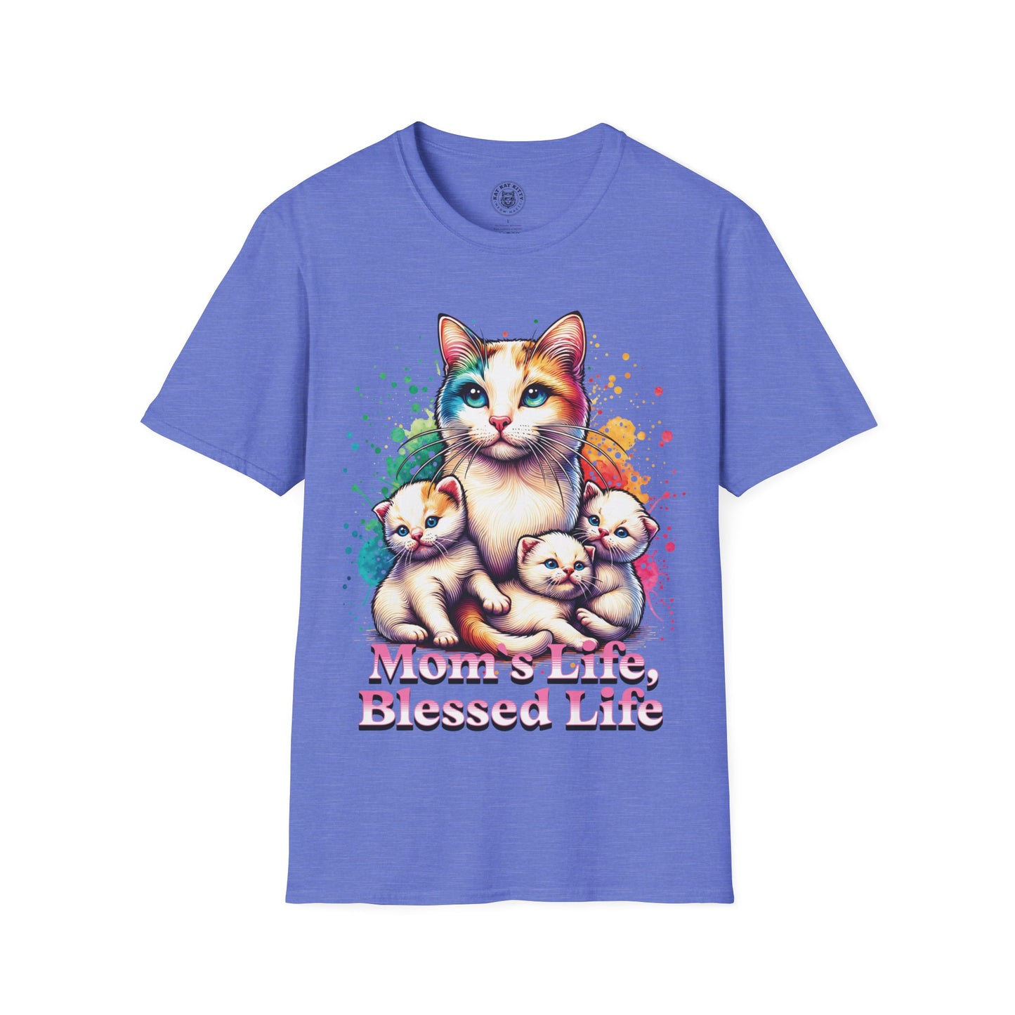 Mom´s Life Blessed Life - Unisex Cat Graphic Tees | Graphic T Shirts