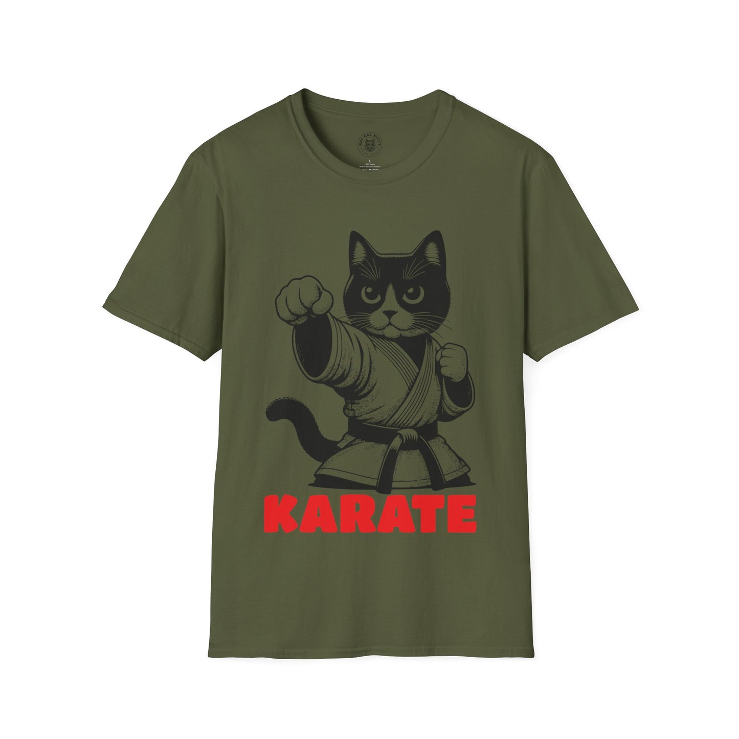Karateka Cat - Unisex Cat Graphic Tees | Graphic T Shirts