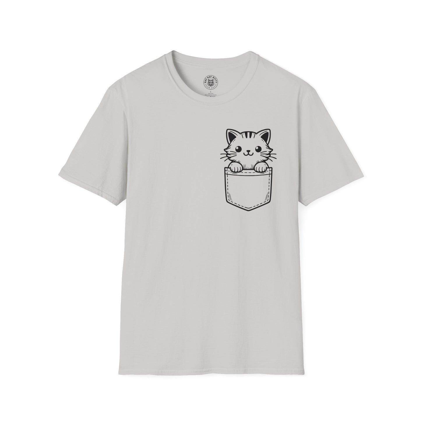 Cat In Pocket 1 - Unisex Cat Graphic Tees | Graphic T Shirts