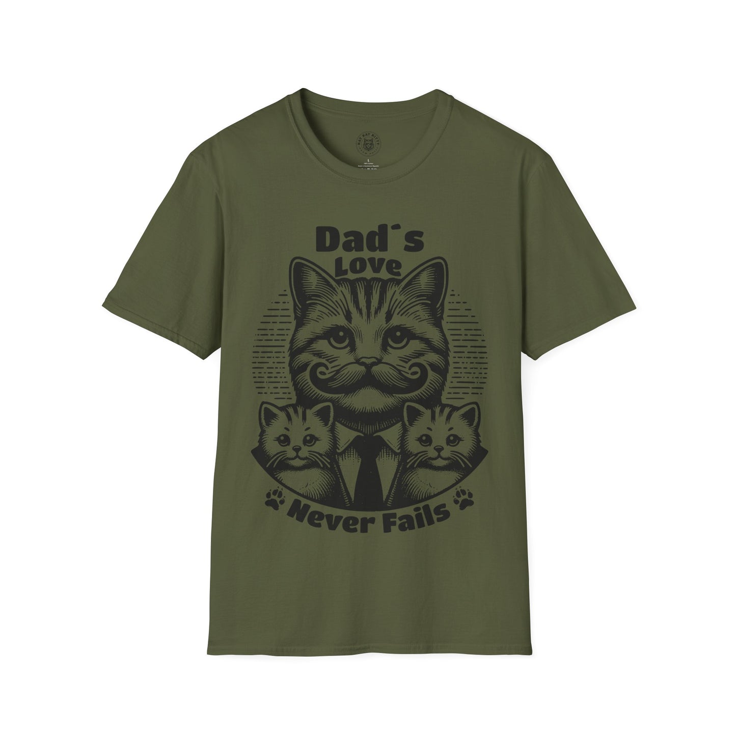 Dad´s Love Never Fails - Unisex Cat Graphic Tees | Graphic T Shirts