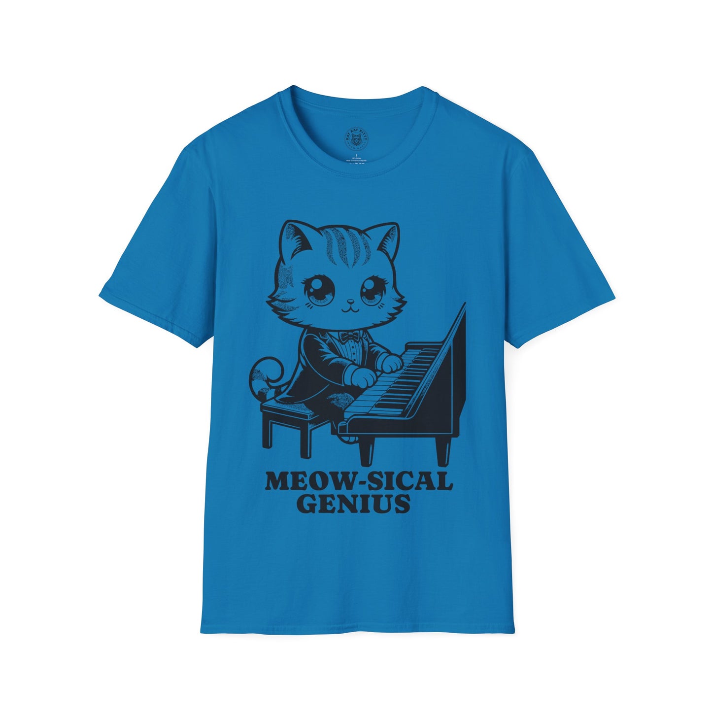 Meow-sical Genious - Unisex Cat Graphic Tees | Graphic T Shirts