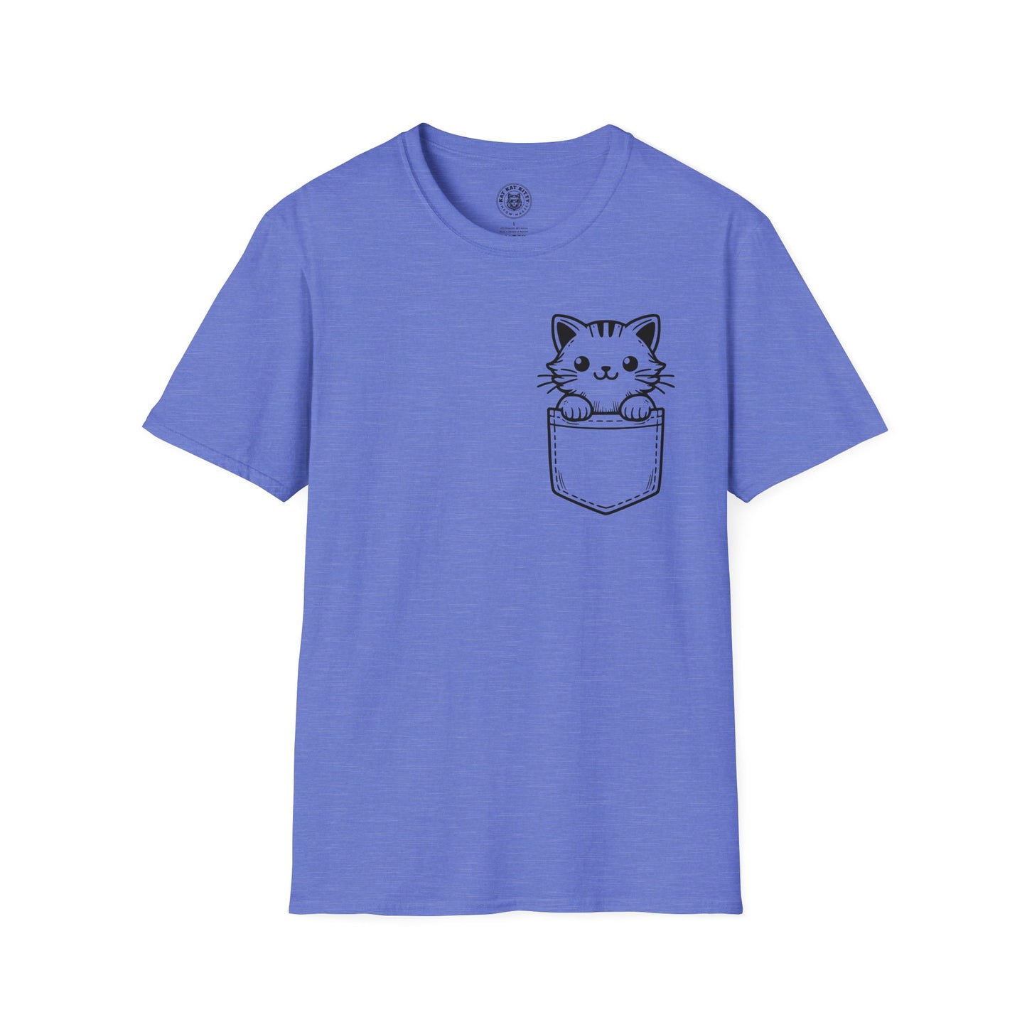 Cat In Pocket 1 - Unisex Cat Graphic Tees | Graphic T Shirts