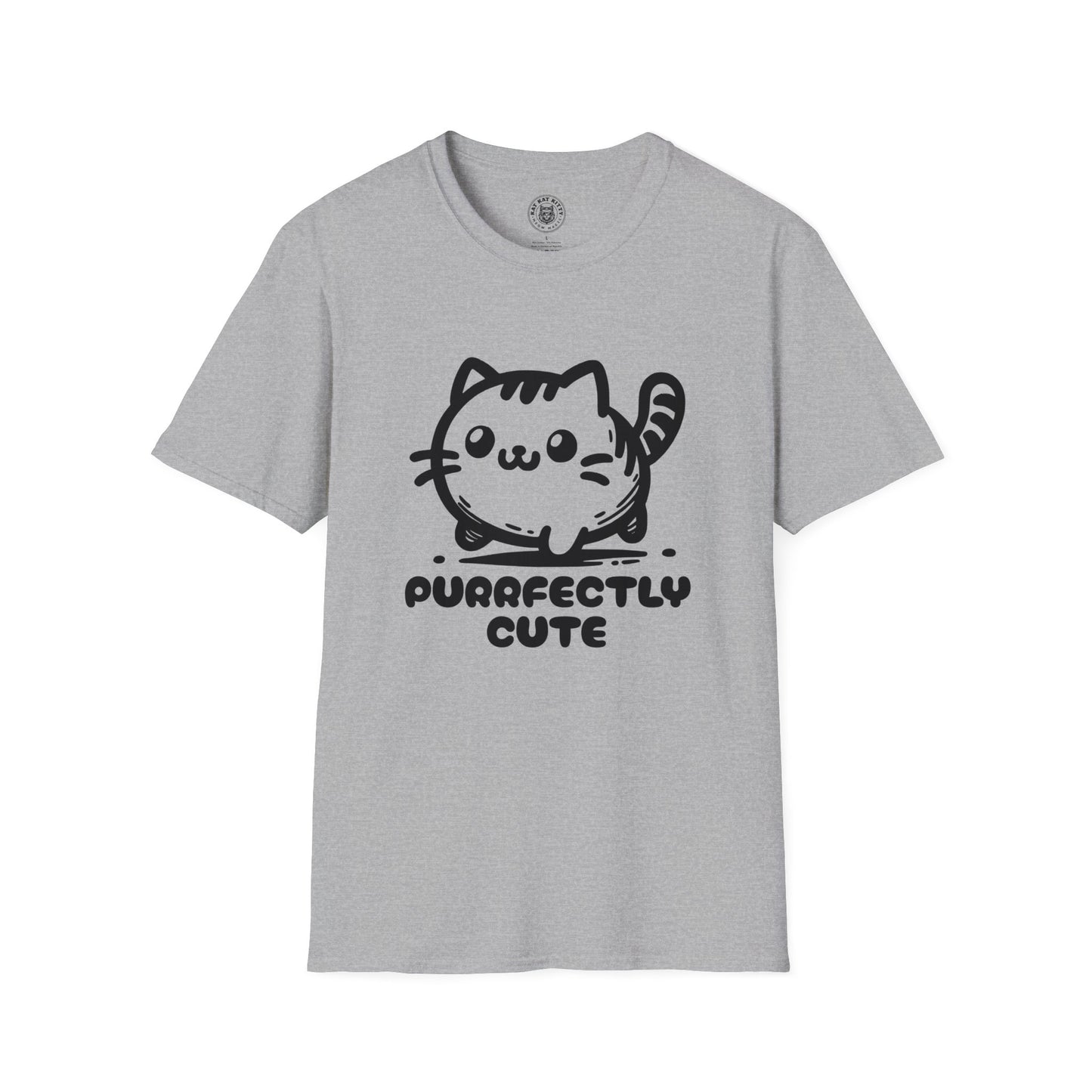 Purrfectly Cute - Unisex Cat Graphic Tees | Graphic T Shirts