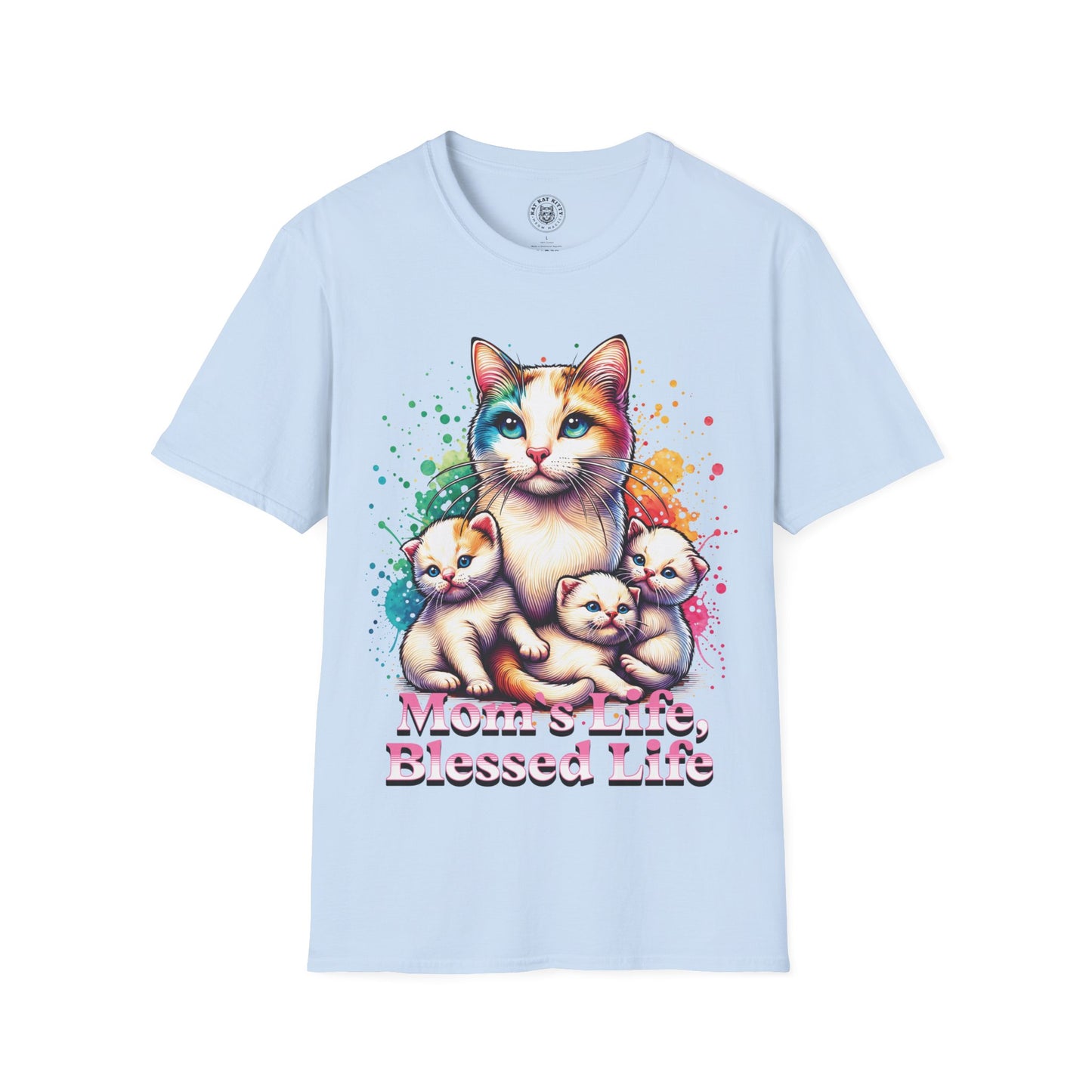 Mom´s Life Blessed Life - Unisex Cat Graphic Tees | Graphic T Shirts