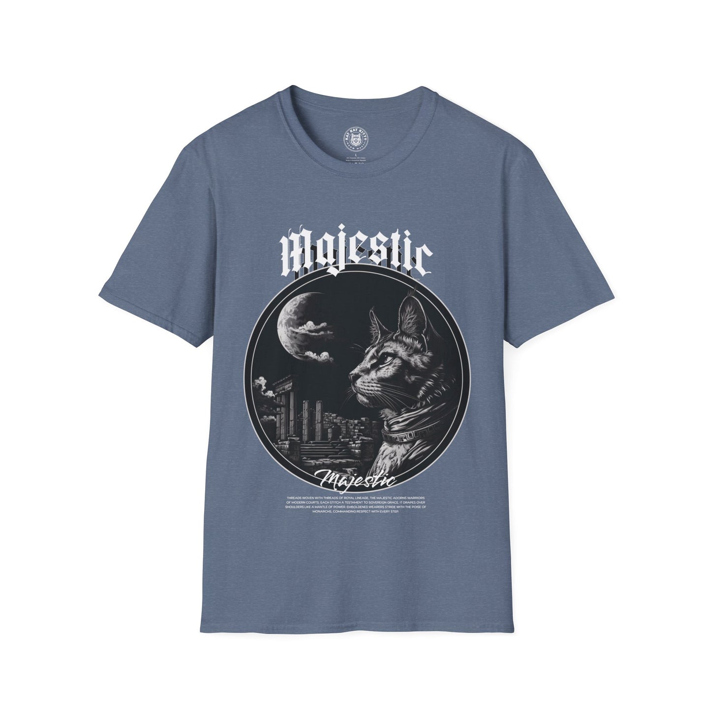 Majestic - Unisex Cat Graphic Tees | Graphic T Shirts