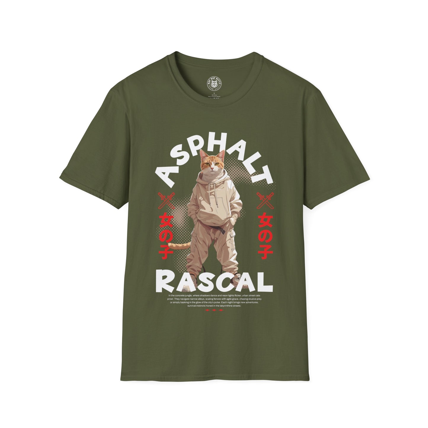 Asphalt Rascal - Unisex Cat Graphic Tees | Graphic T Shirts