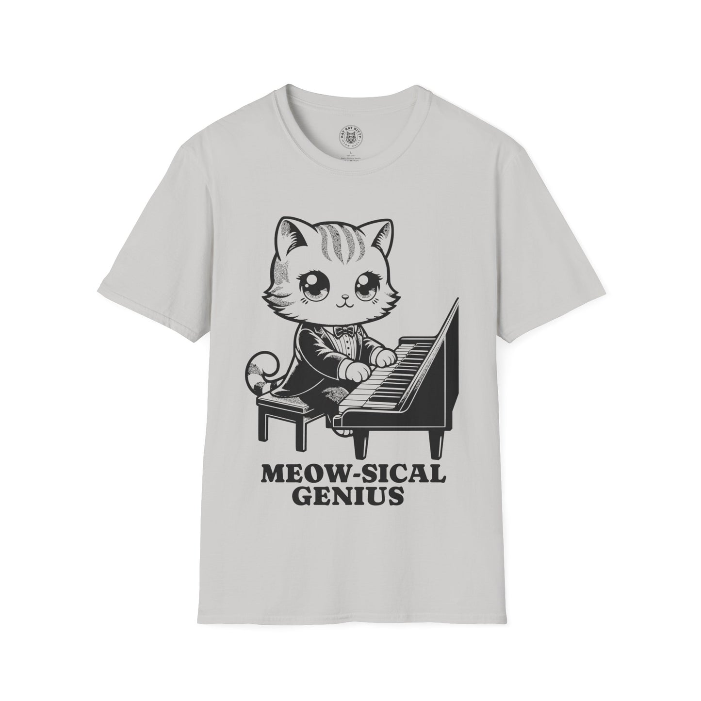Meow-sical Genious - Unisex Cat Graphic Tees | Graphic T Shirts